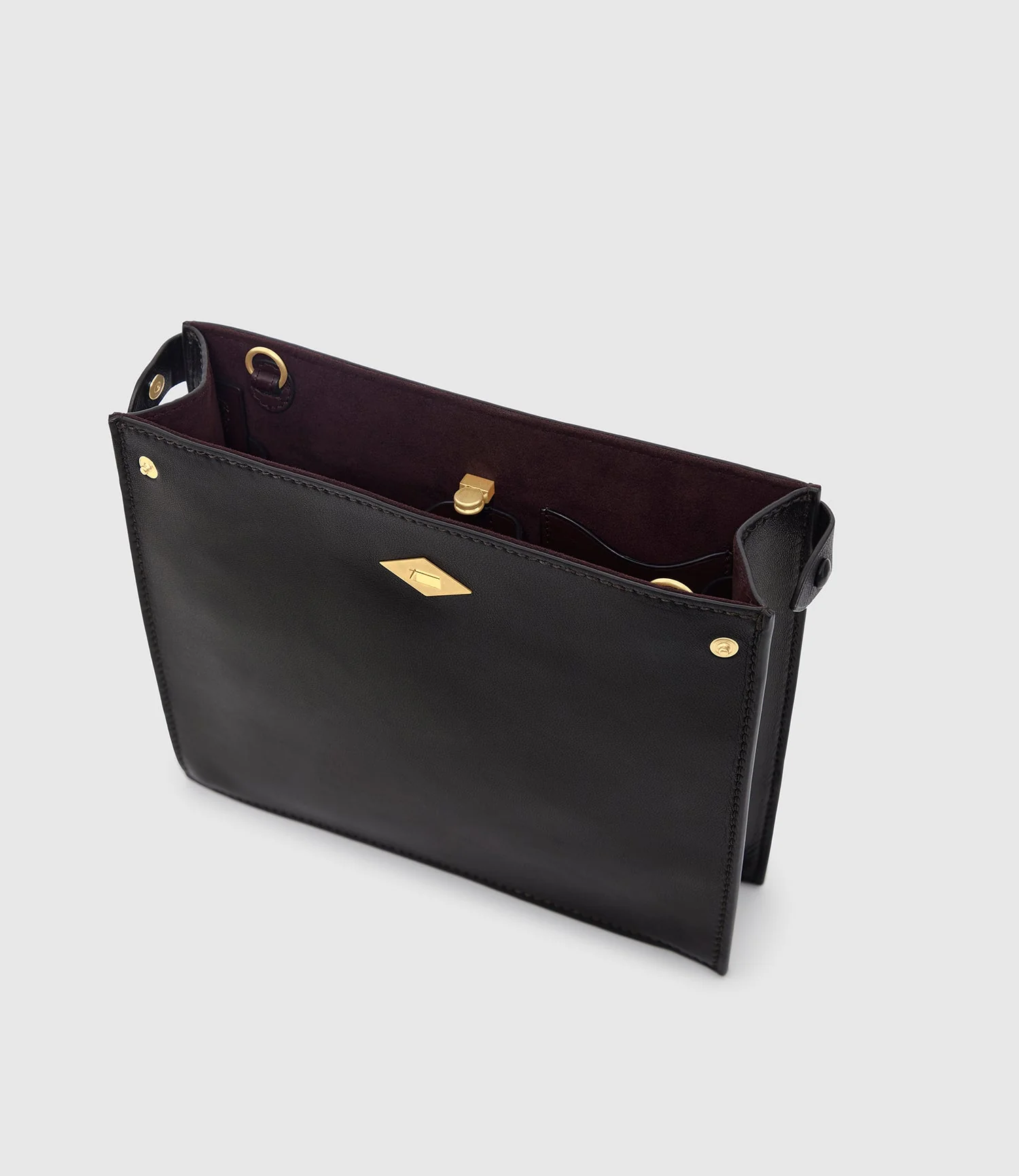 Metier - Stowaway Crossbody Buttery Nappa Black - Image 3