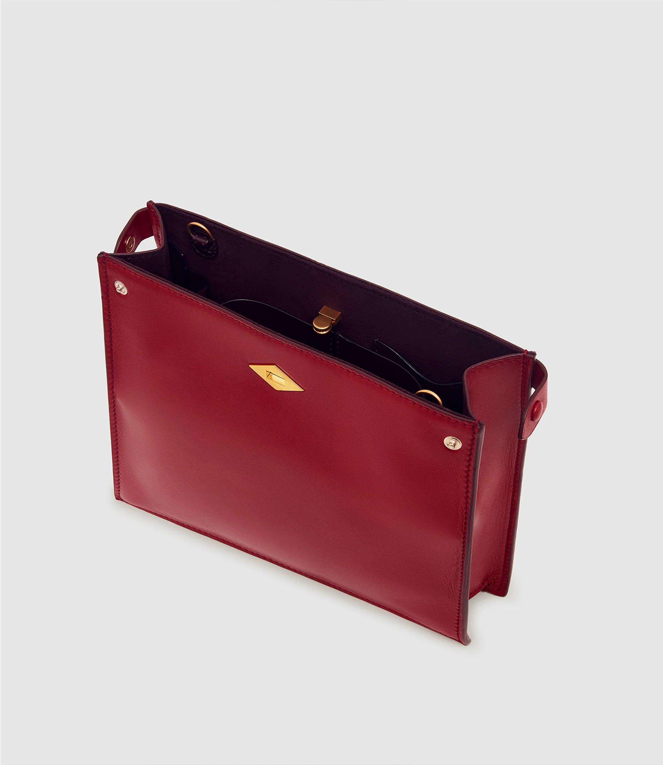 Metier - Stowaway Crossbody Buttery Nappa Pomodoro - Image 3