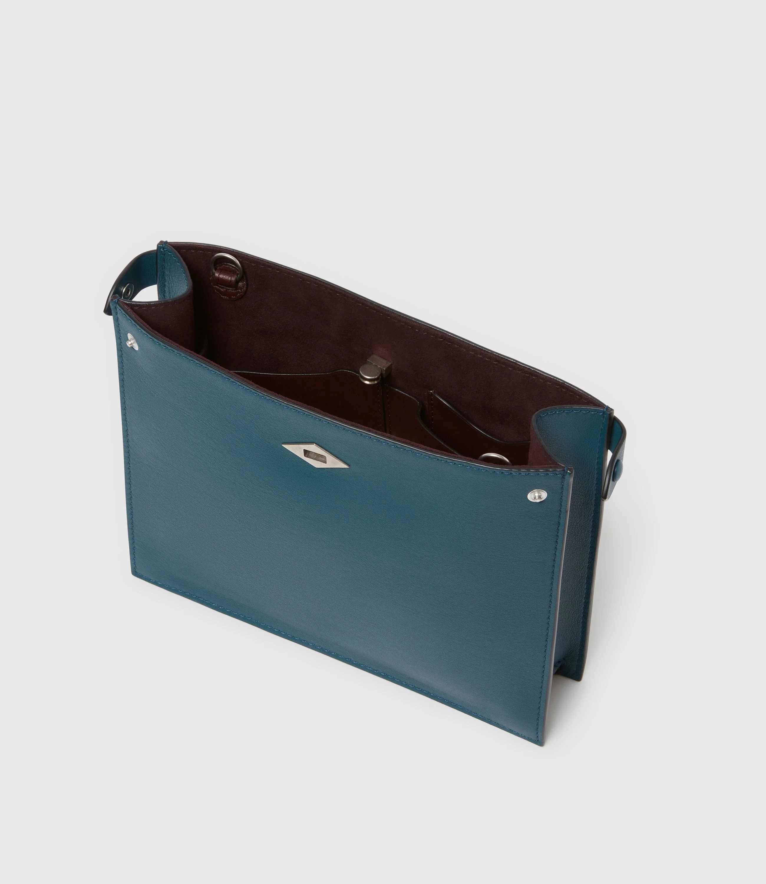 Metier - Stowaway Crossbody Smooth Calfskin Lost At Sea - Image 2