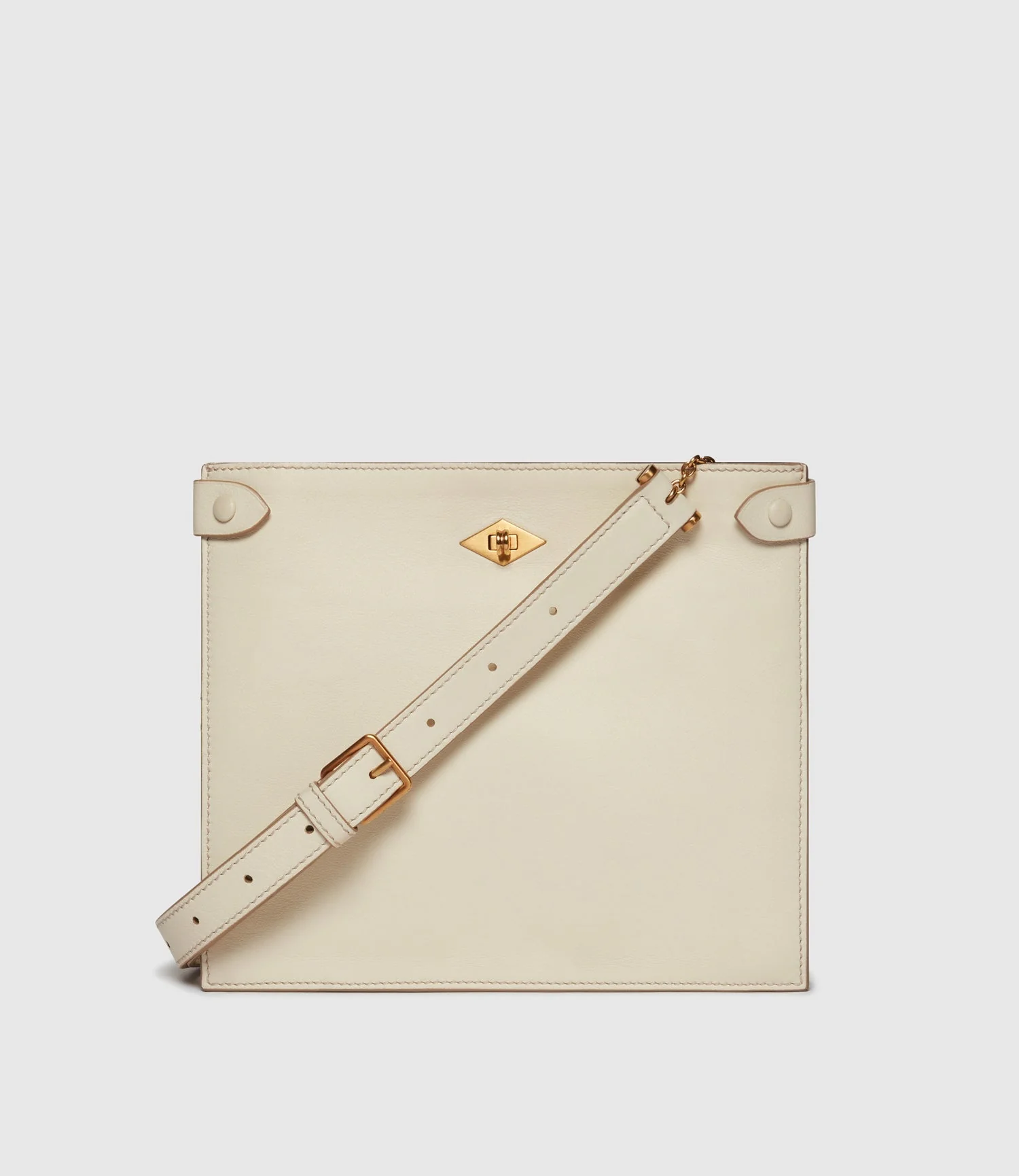 Metier - Stowaway Crossbody Smooth Calfskin White Sand