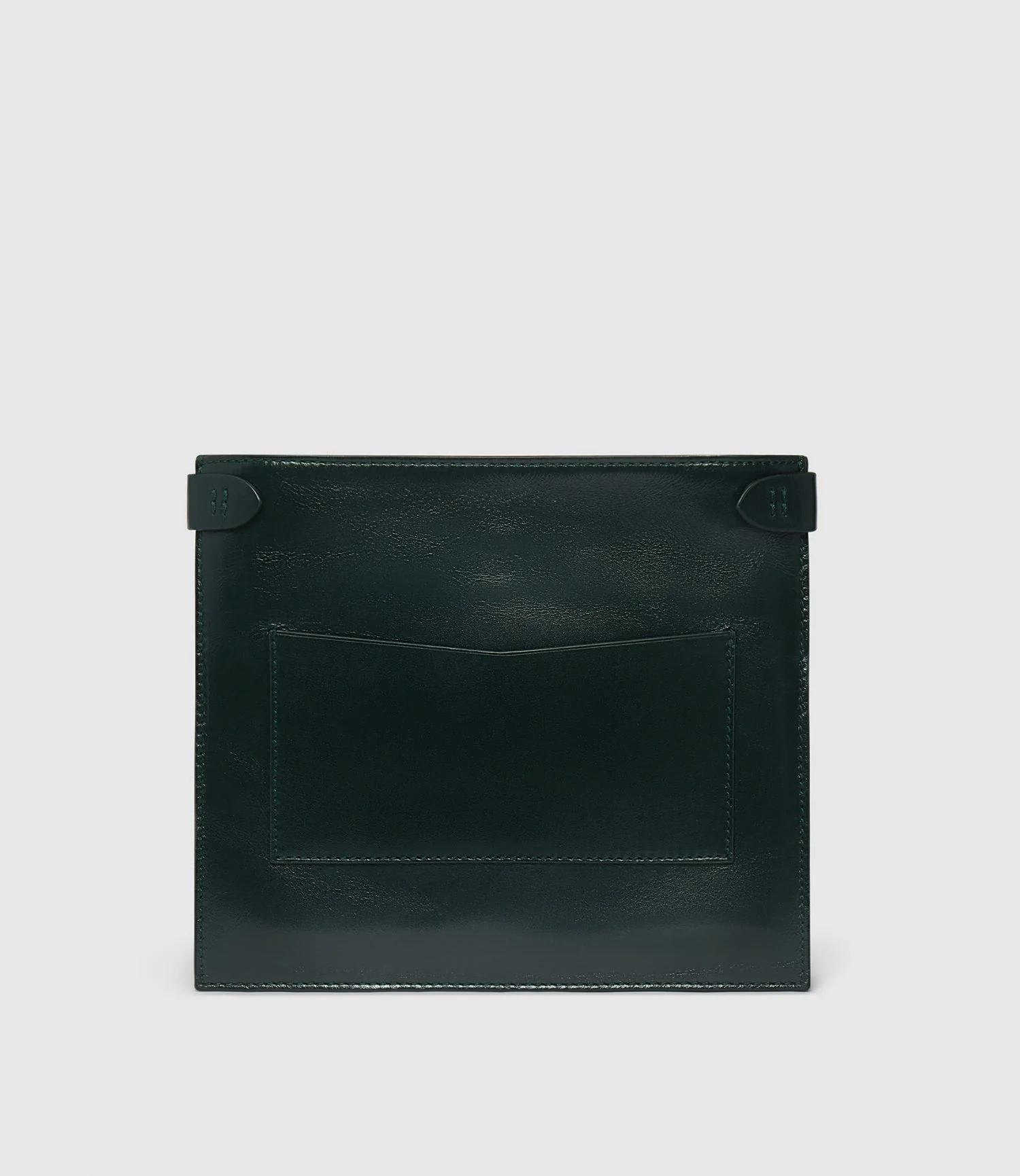 Metier - Stowaway Crossbody Glossy Calfskin Forest Green - Image 4