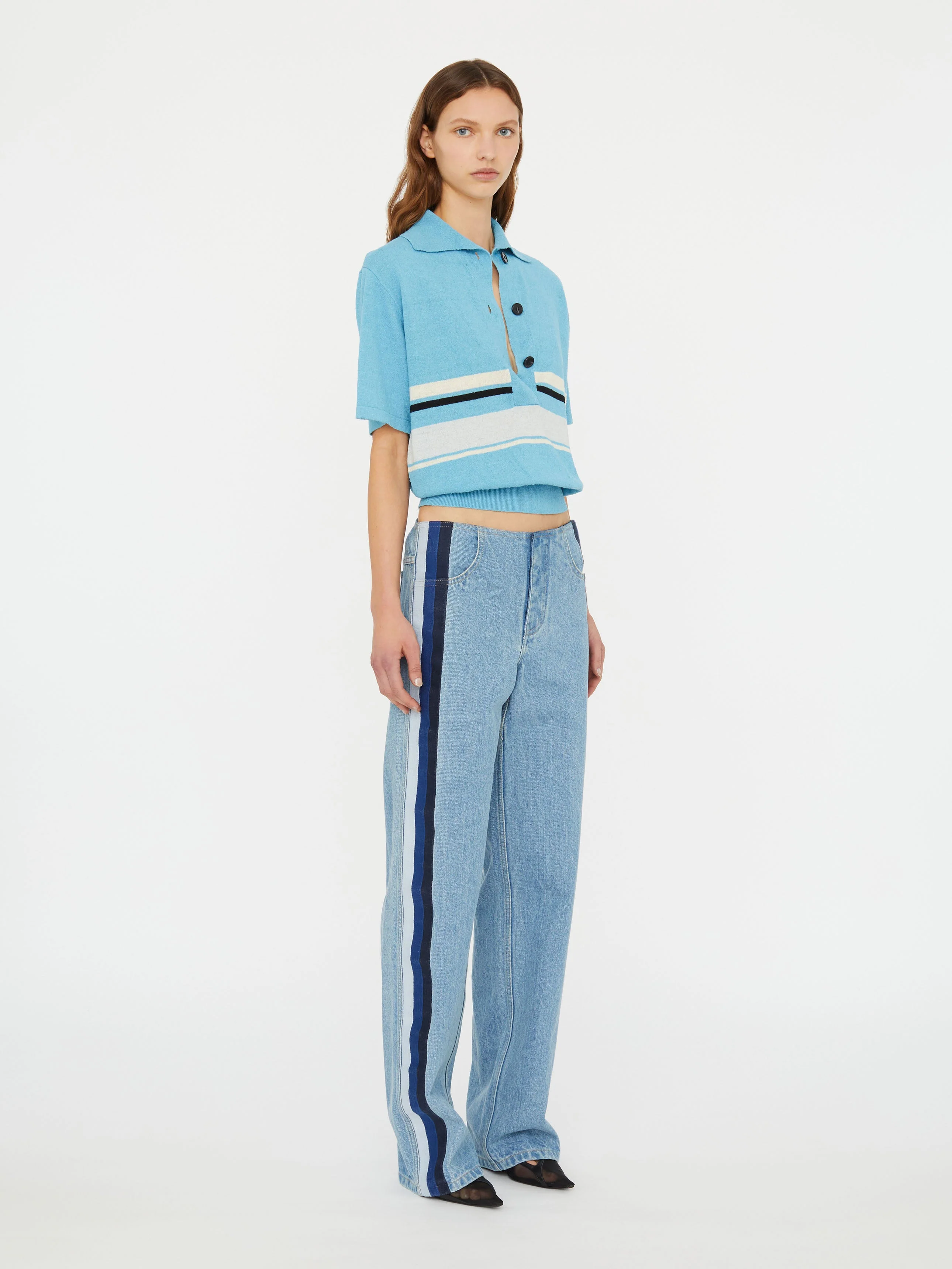 Christopher Esber - Straccio Knitted Clean Polo - Image 3