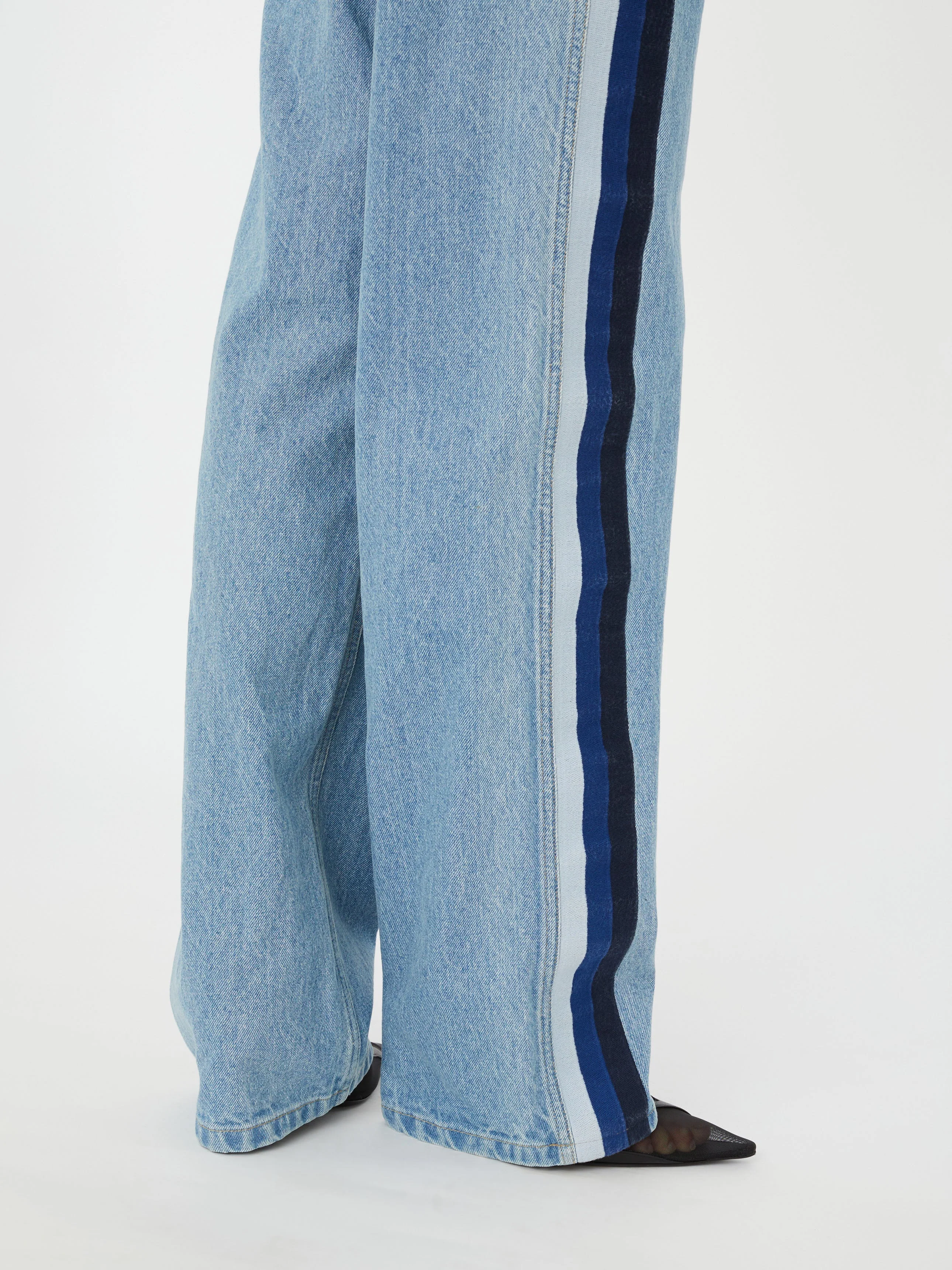 Christopher Esber - Streaked Denim Jean - Image 5