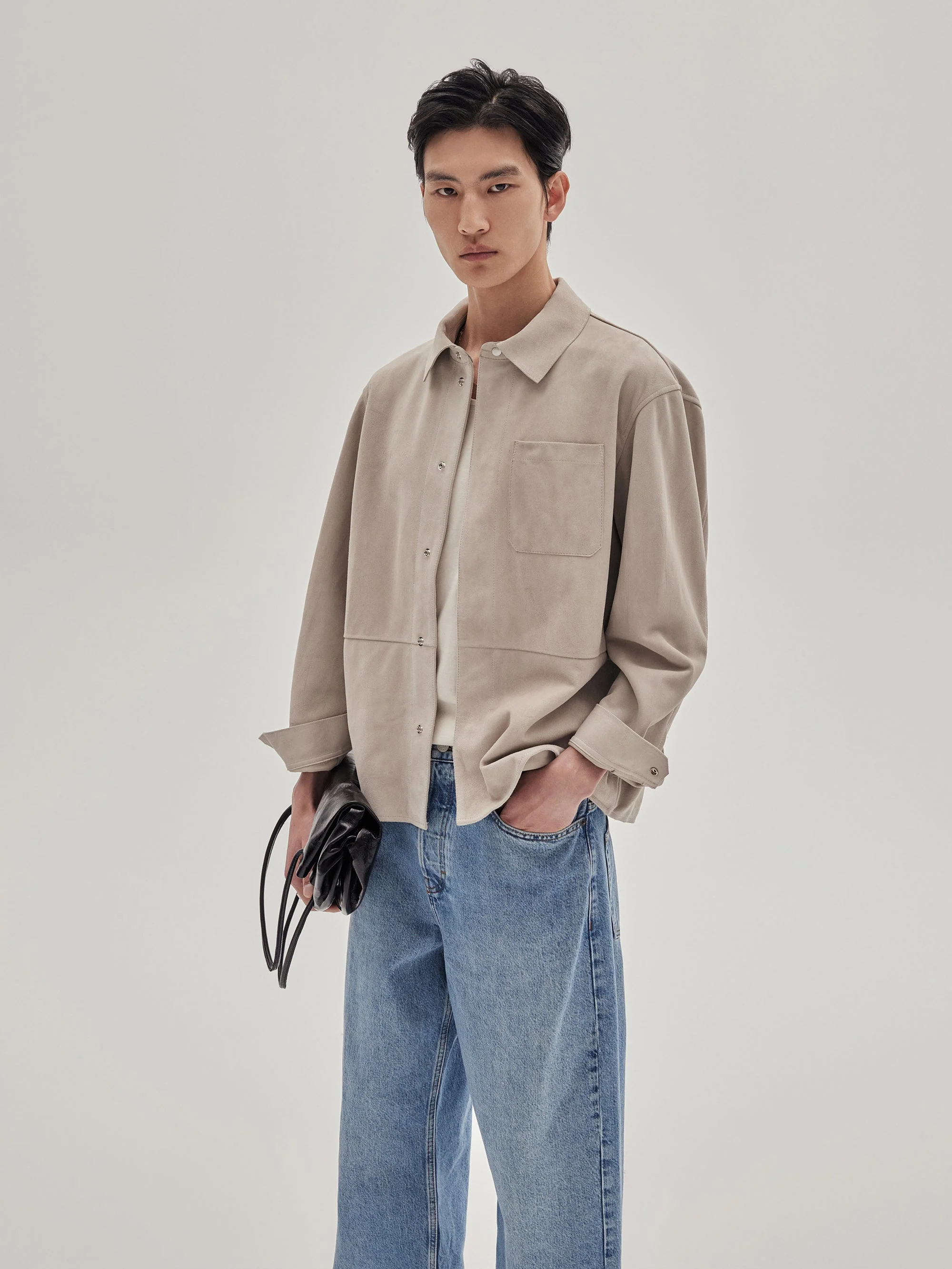 FRAME - Suede Overshirt - Image 2