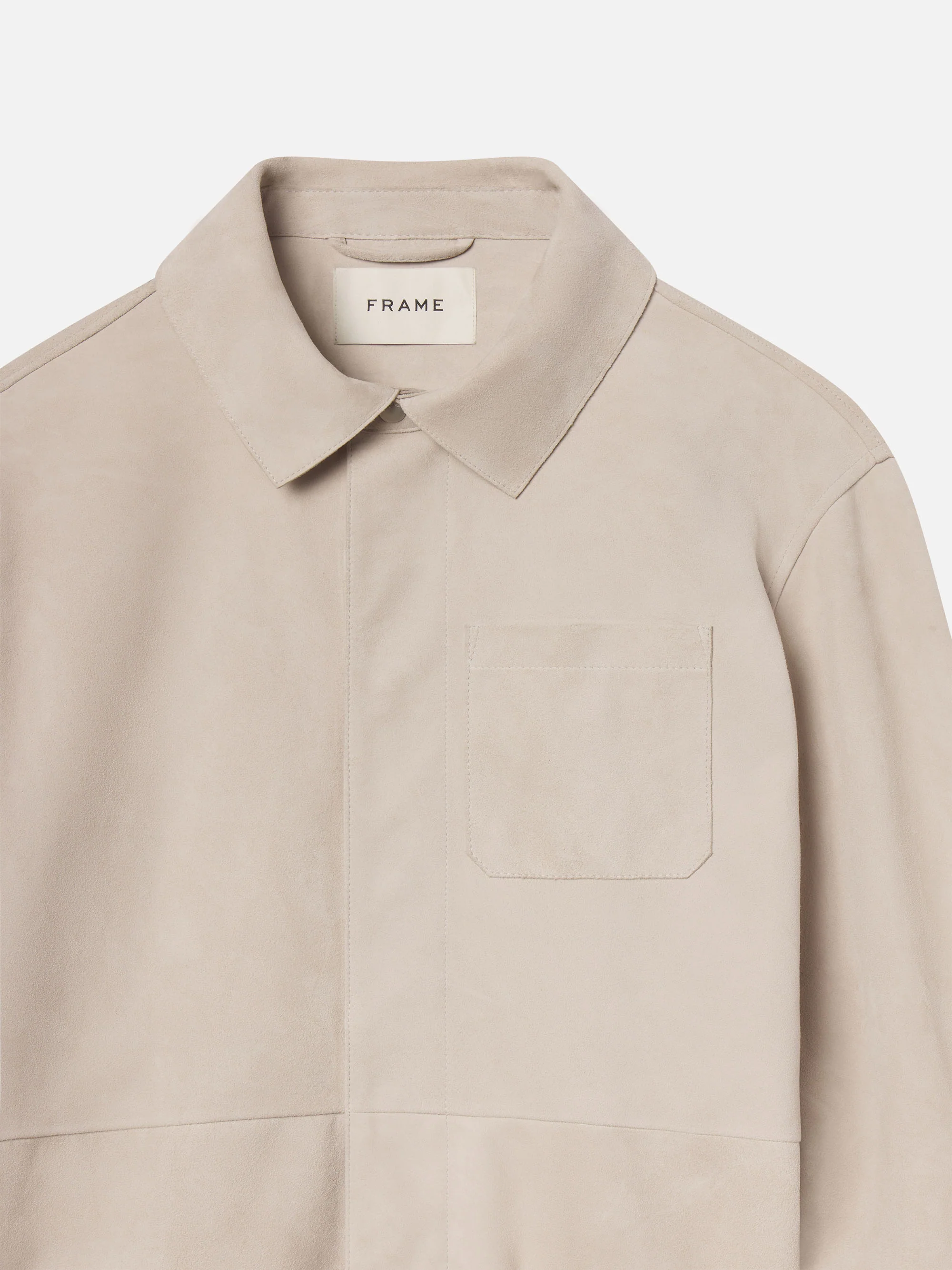 FRAME - Suede Overshirt - Image 4