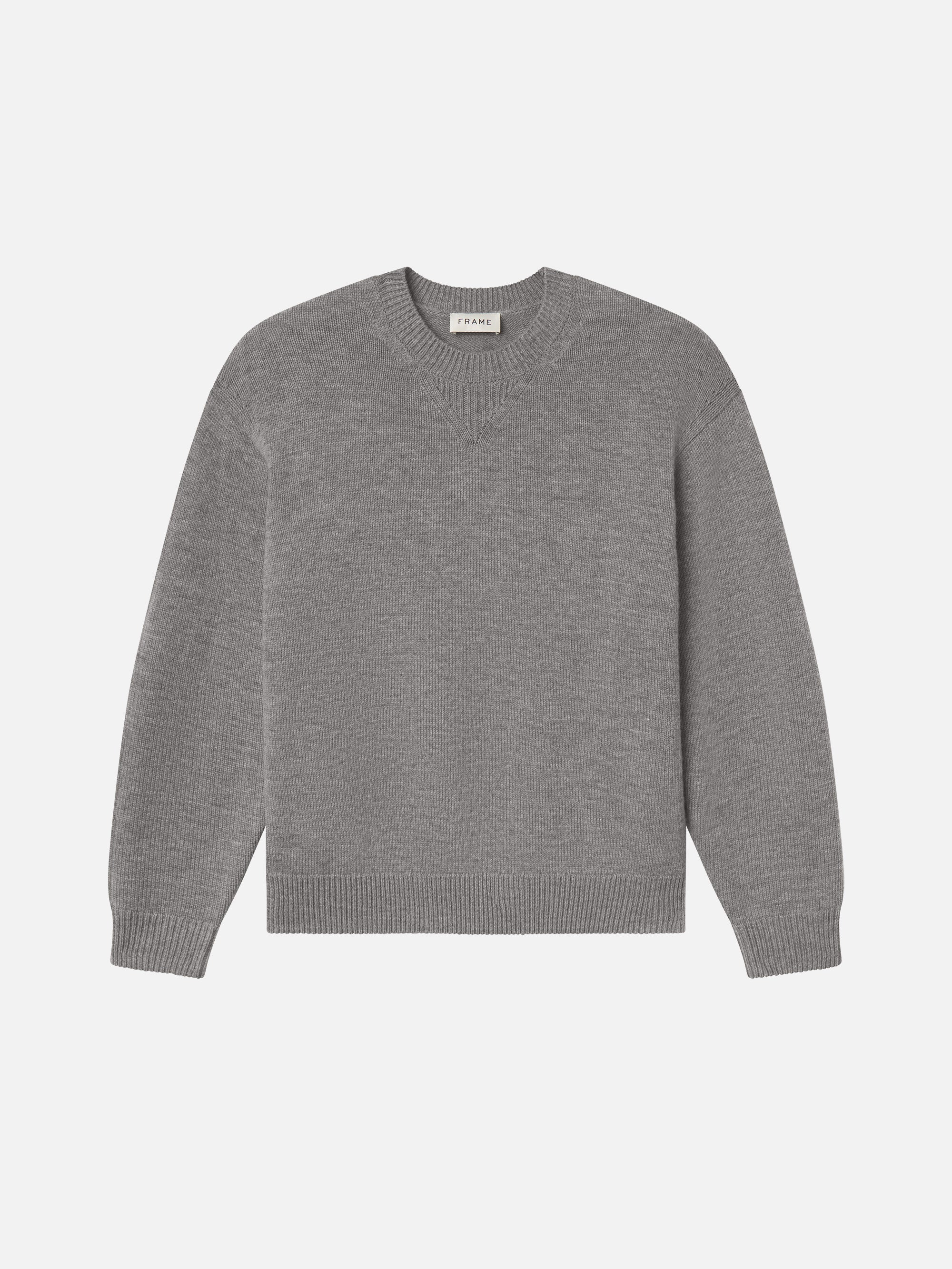 FRAME - Suede Patch Sweater