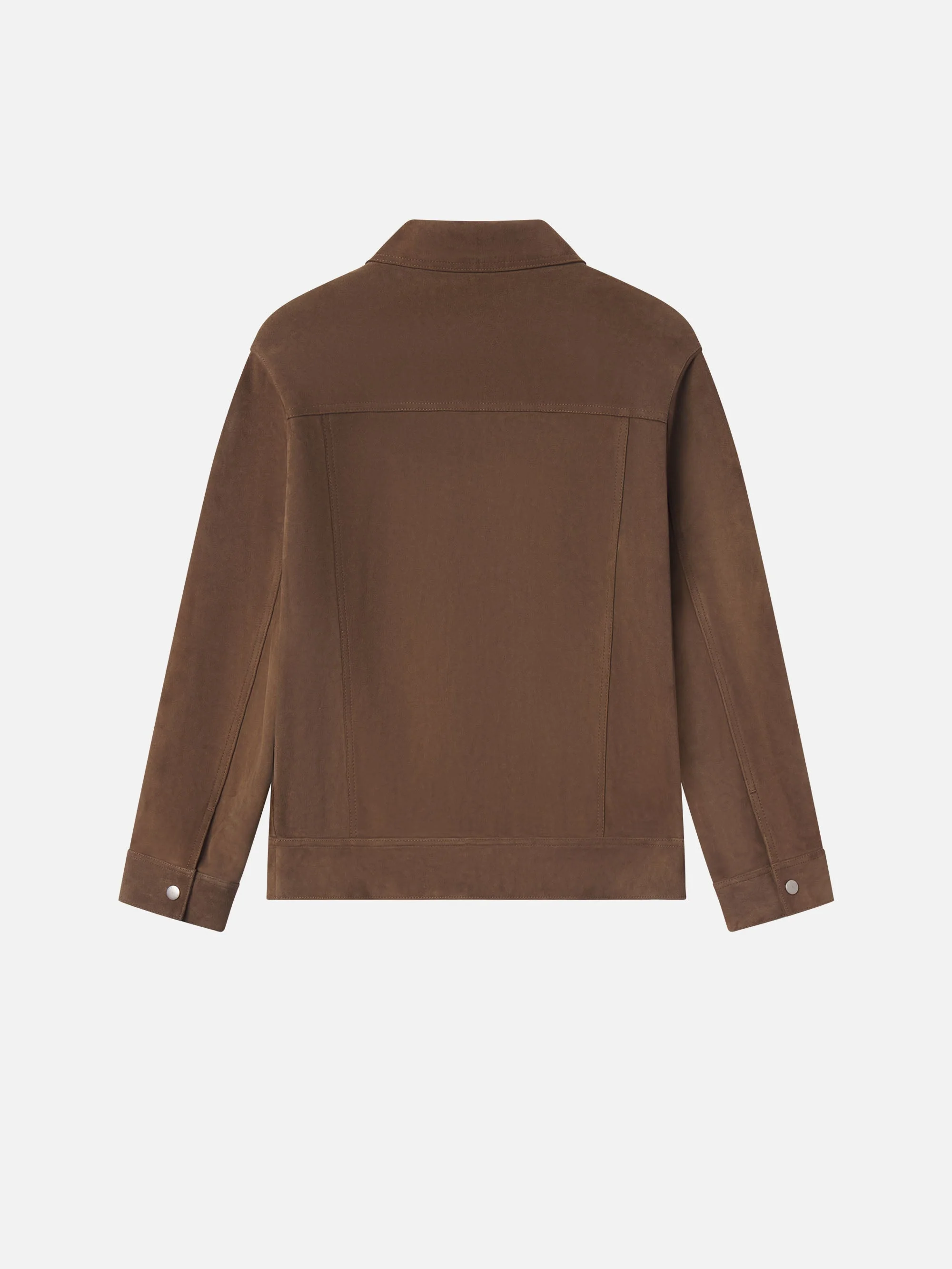 FRAME - Suede Trucker Jacket - Image 3