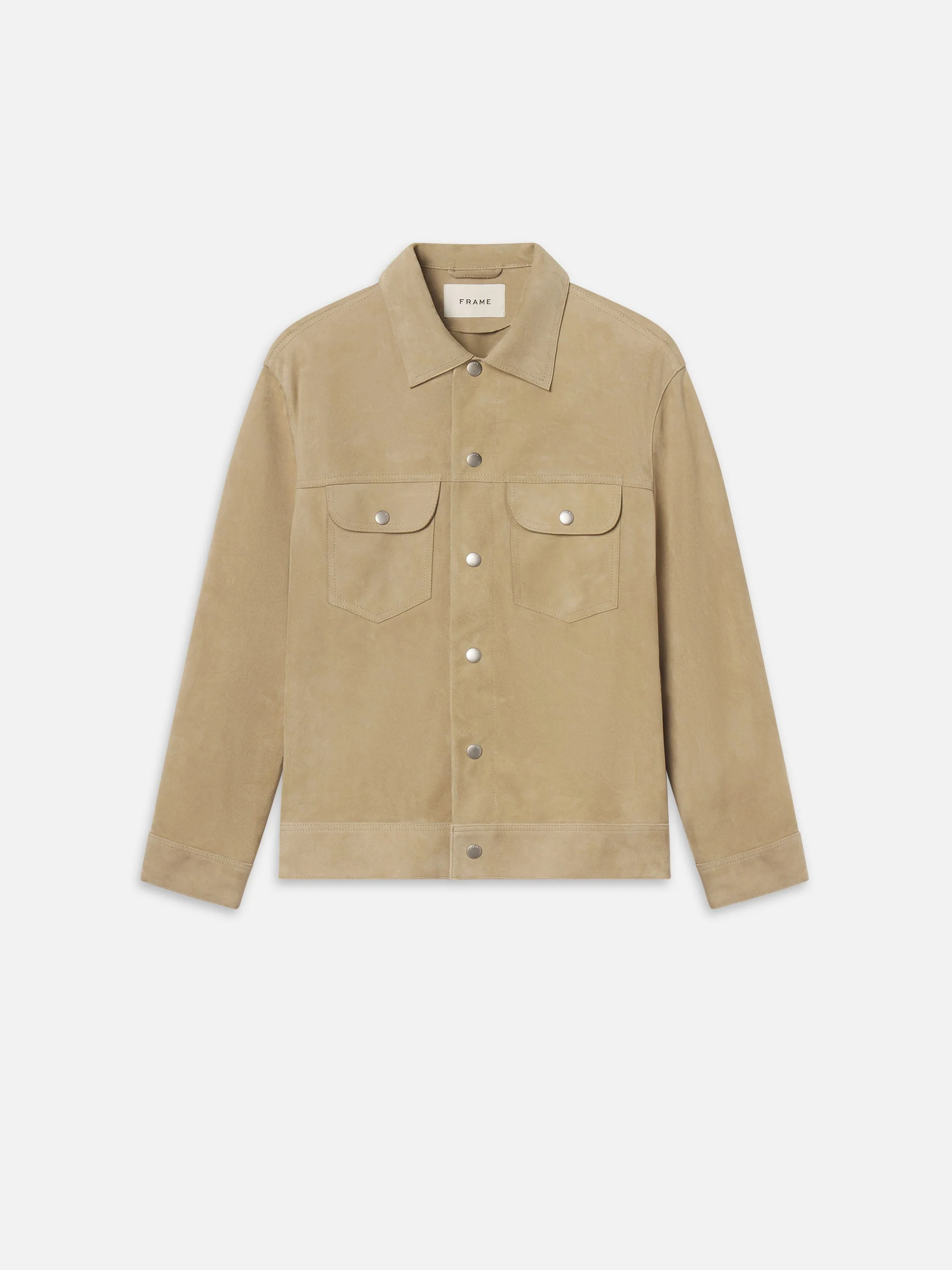 FRAME - Suede Trucker Jacket