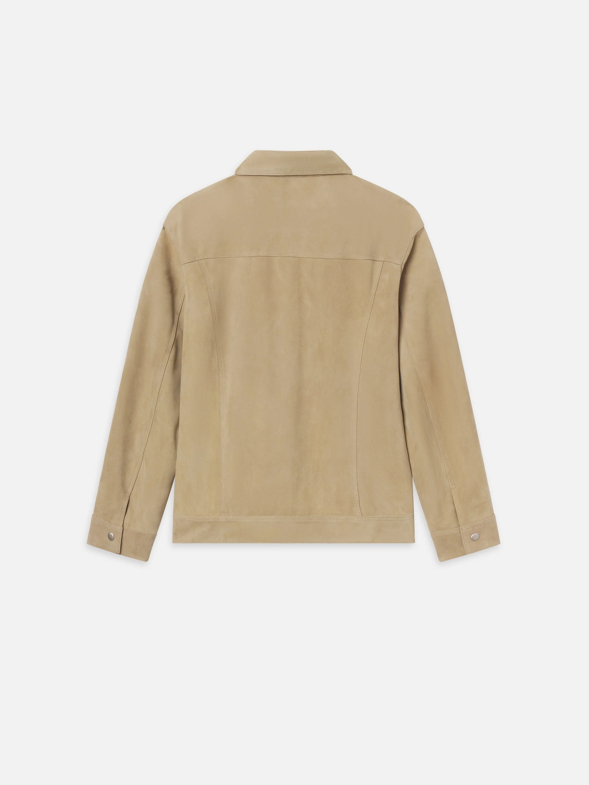 FRAME - Suede Trucker Jacket - Image 5