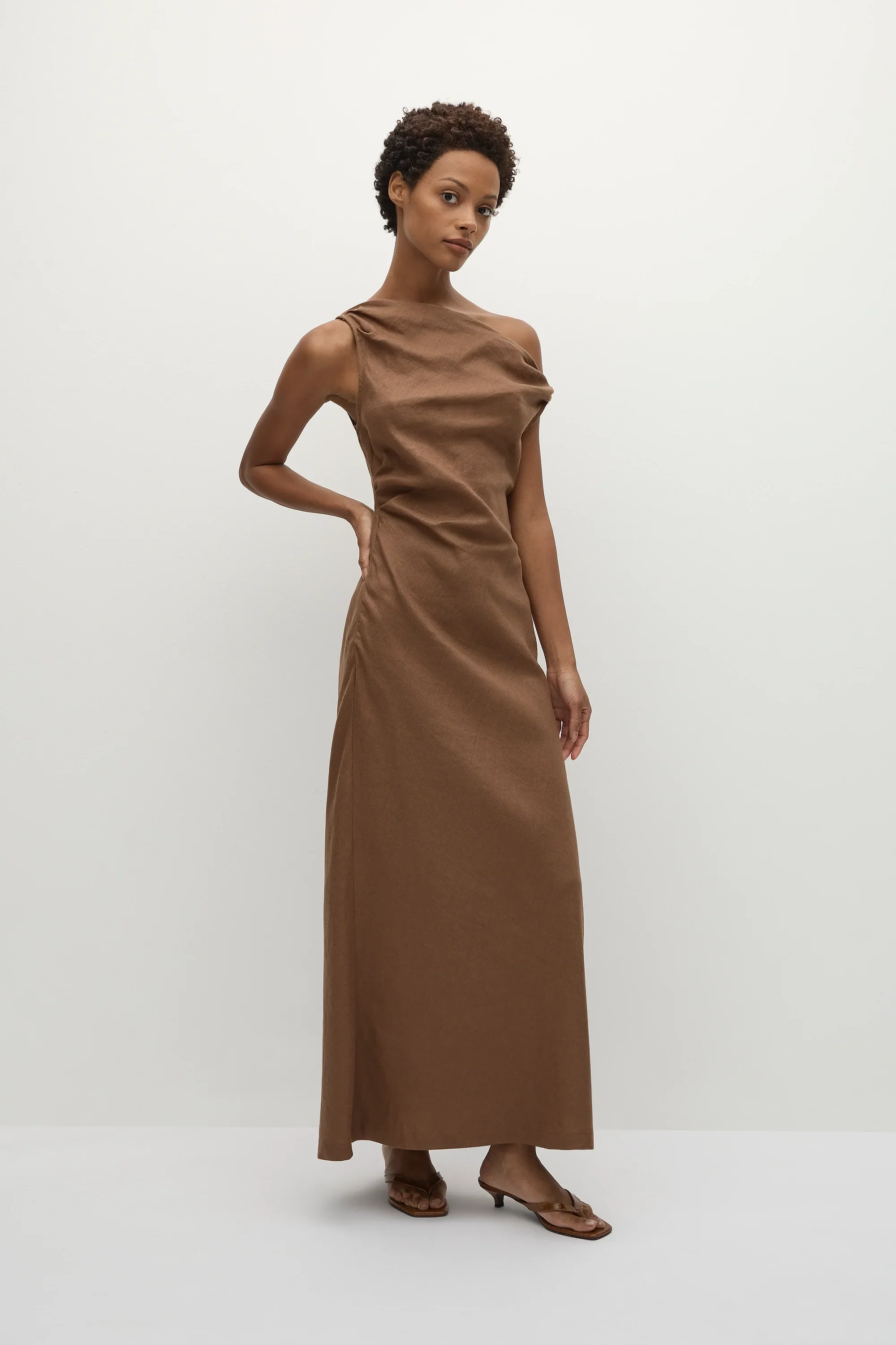 Faithfull - Suis Midi Dress Clay - Final Sale - Image 3