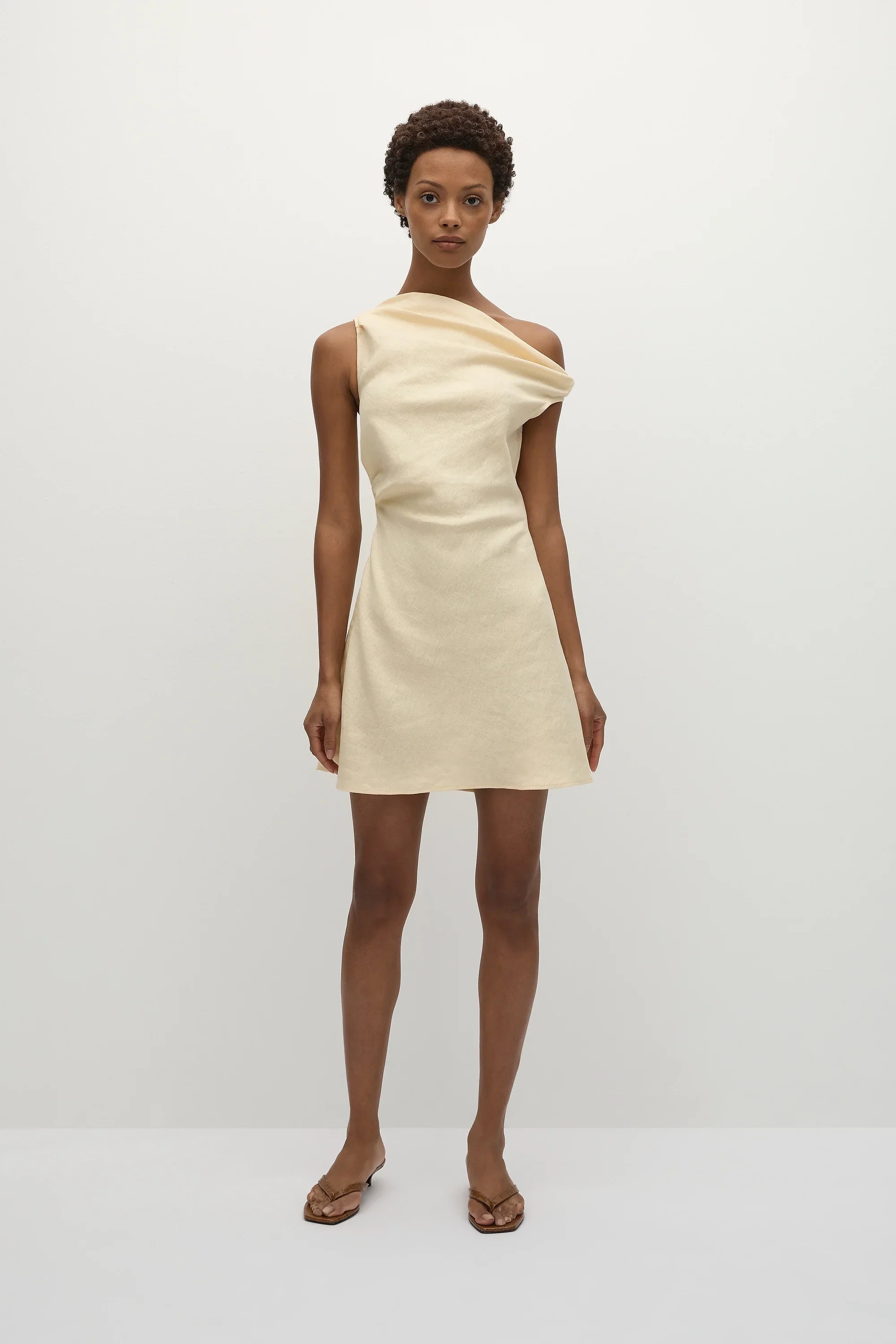 Faithfull - Suis Mini Dress Butter - Final Sale