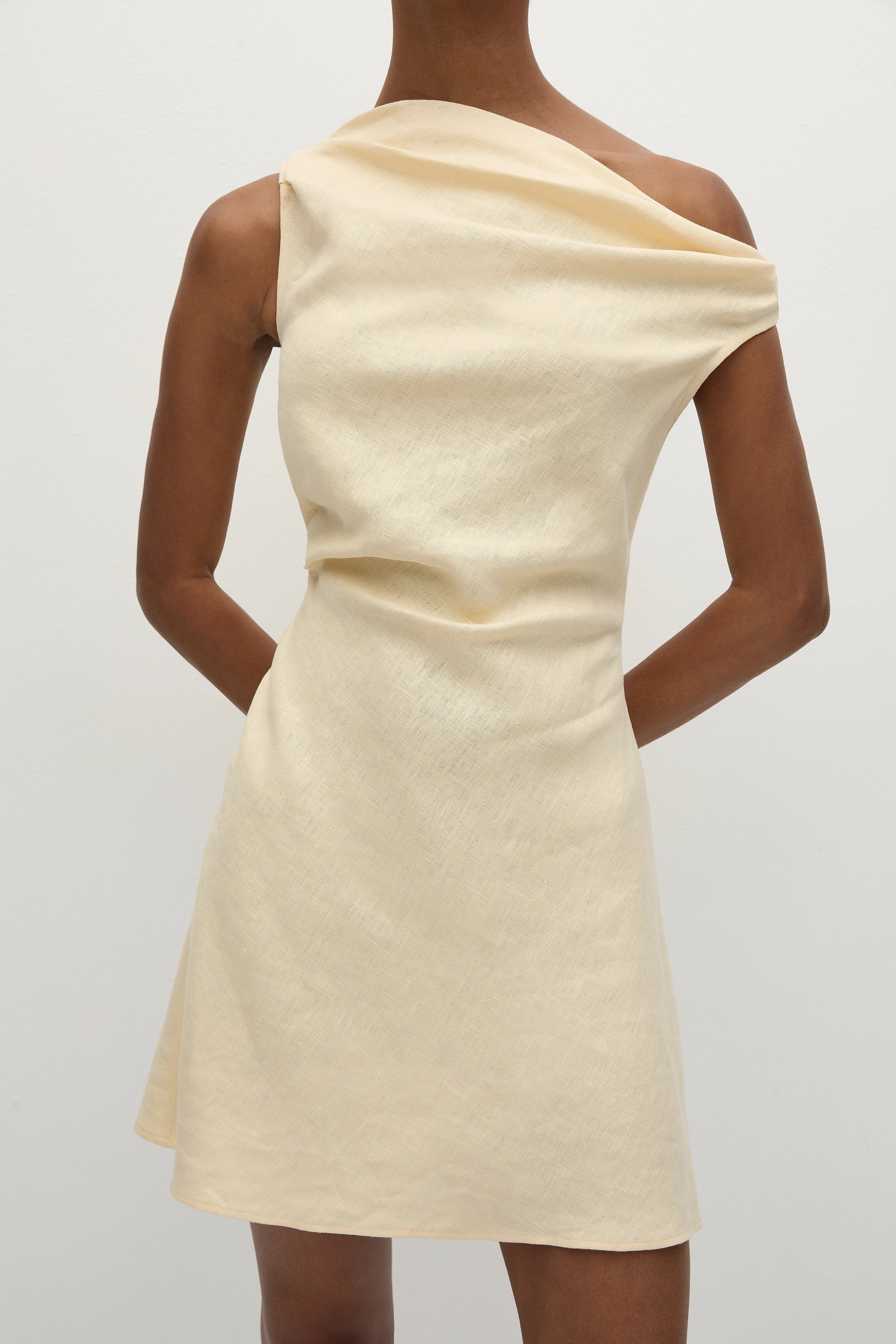 Faithfull - Suis Mini Dress Butter - Final Sale - Image 2