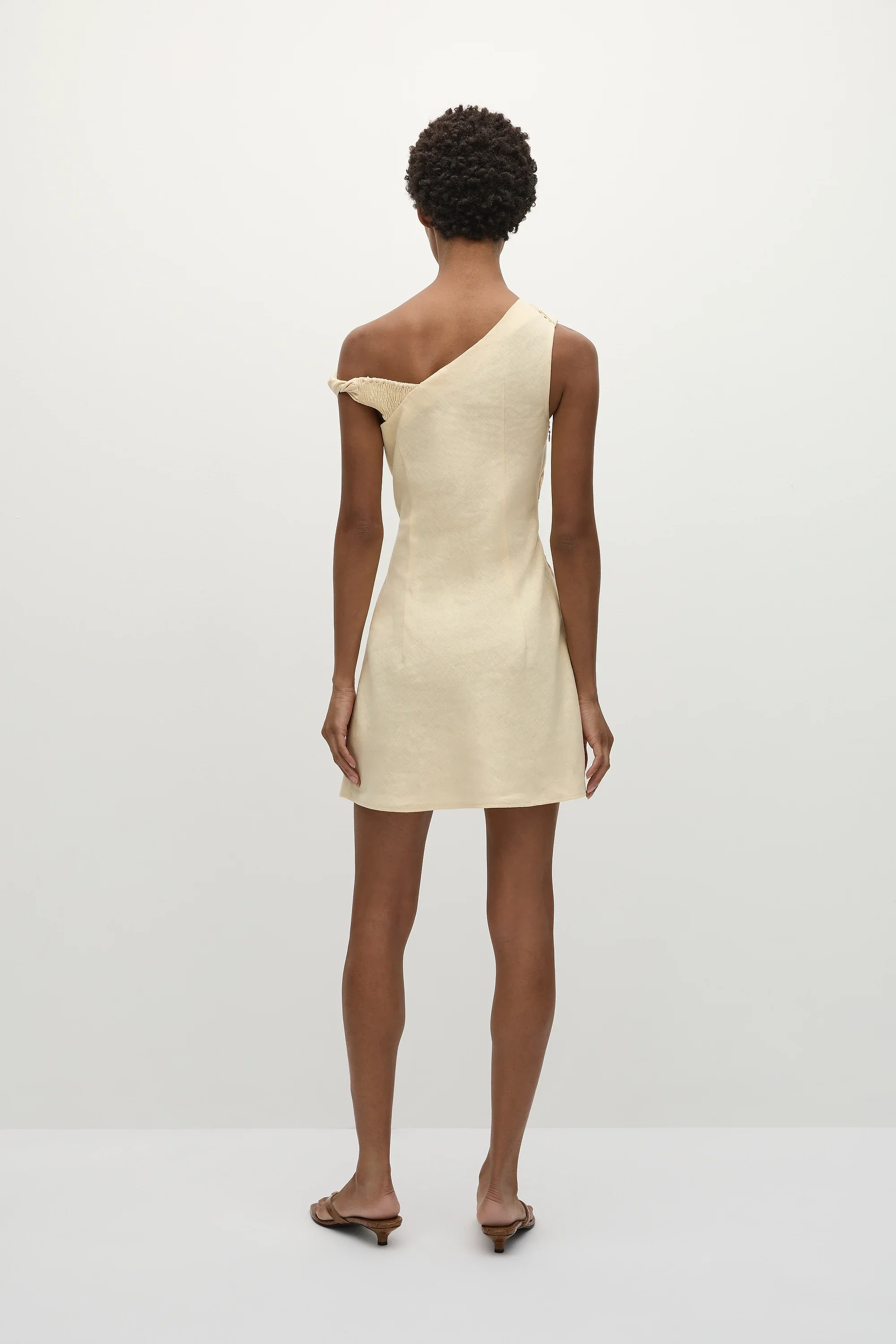 Faithfull - Suis Mini Dress Butter - Final Sale - Image 4