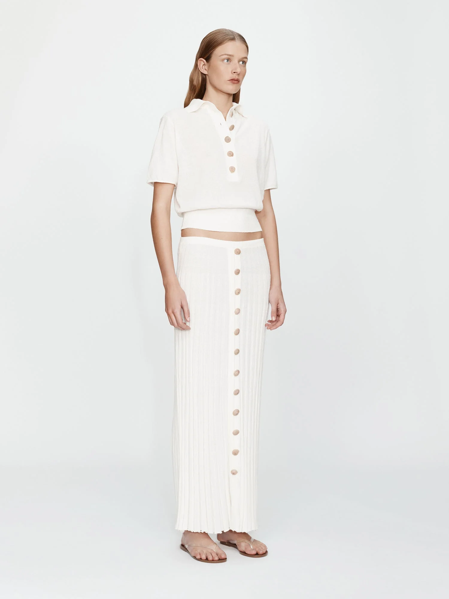 Christopher Esber - Sundial Shell Knit Polo - Image 4