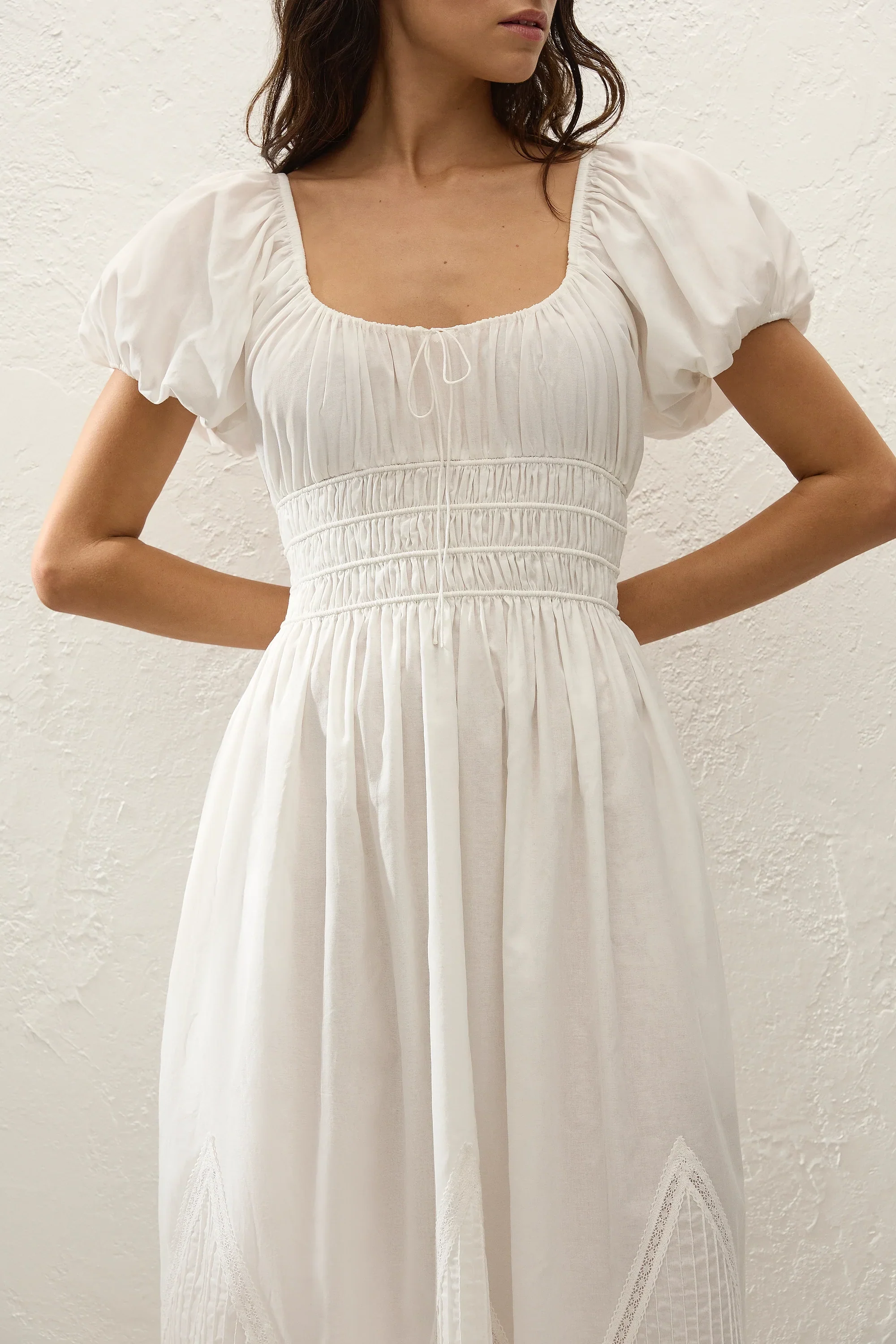Faithfull - Sunniva Midi Dress White - Image 2