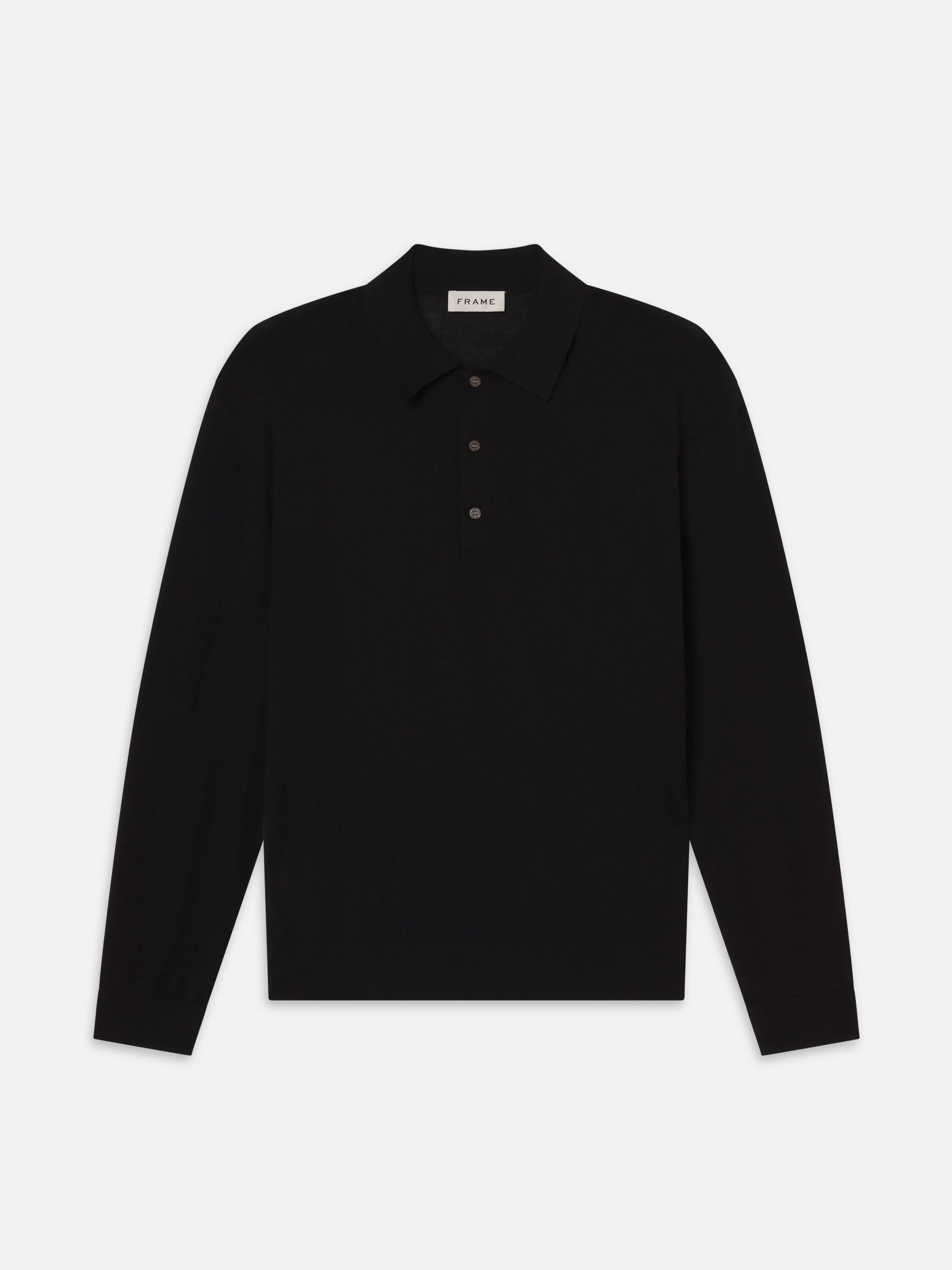 FRAME - Superfine Polo Sweater - Image 2