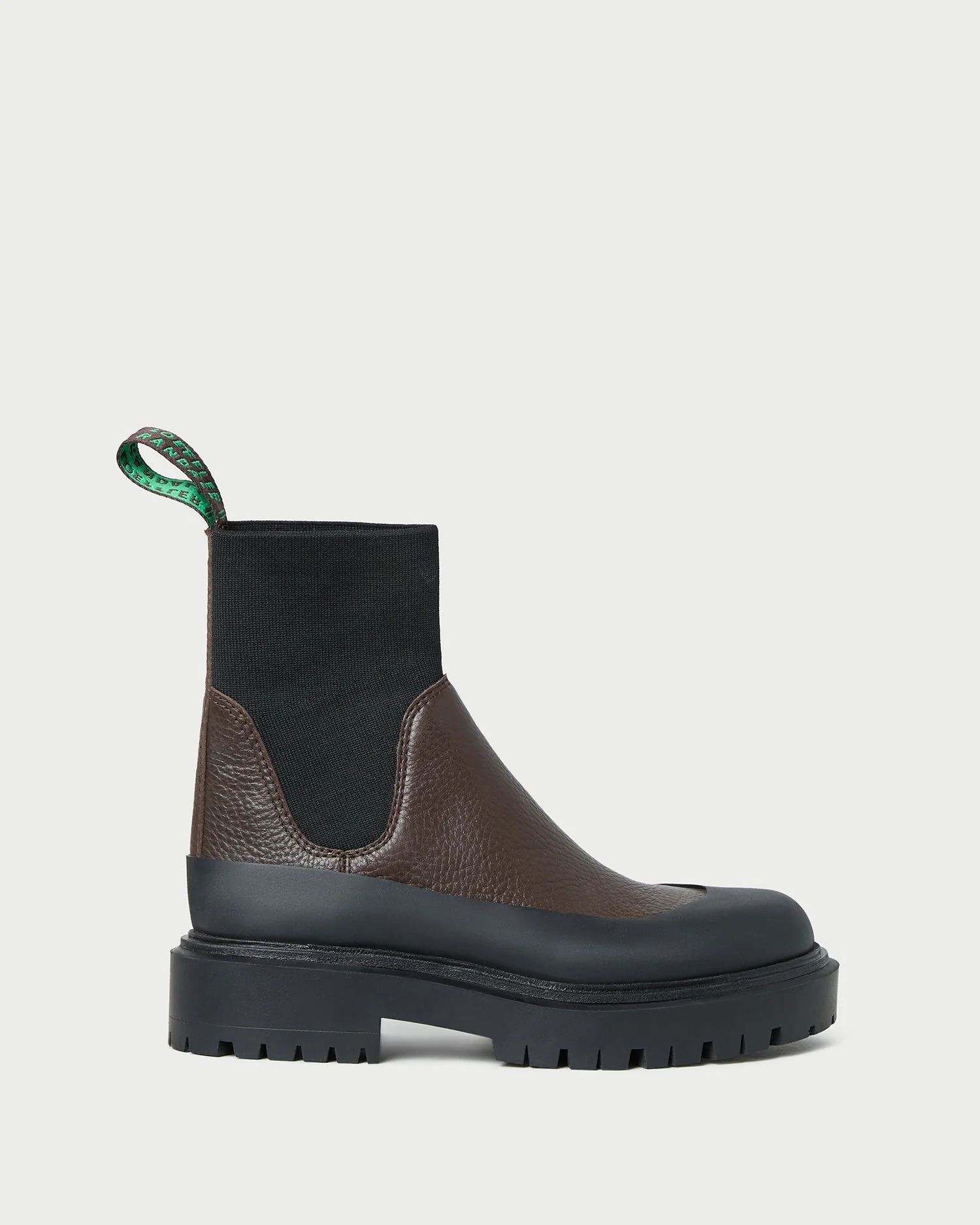 Loeffler Randall - Suri Brown Leather Lug Boot