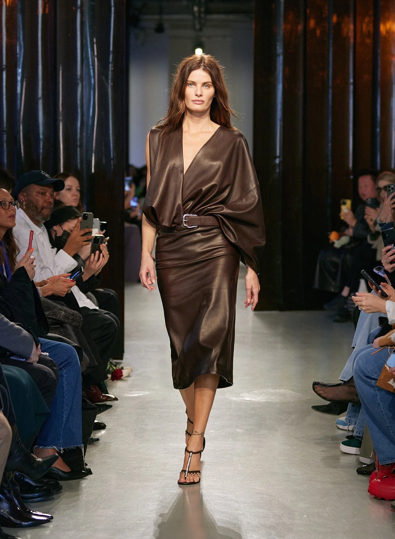 Christopher Esber - Swaddled Belted Leather Dress - Image 2