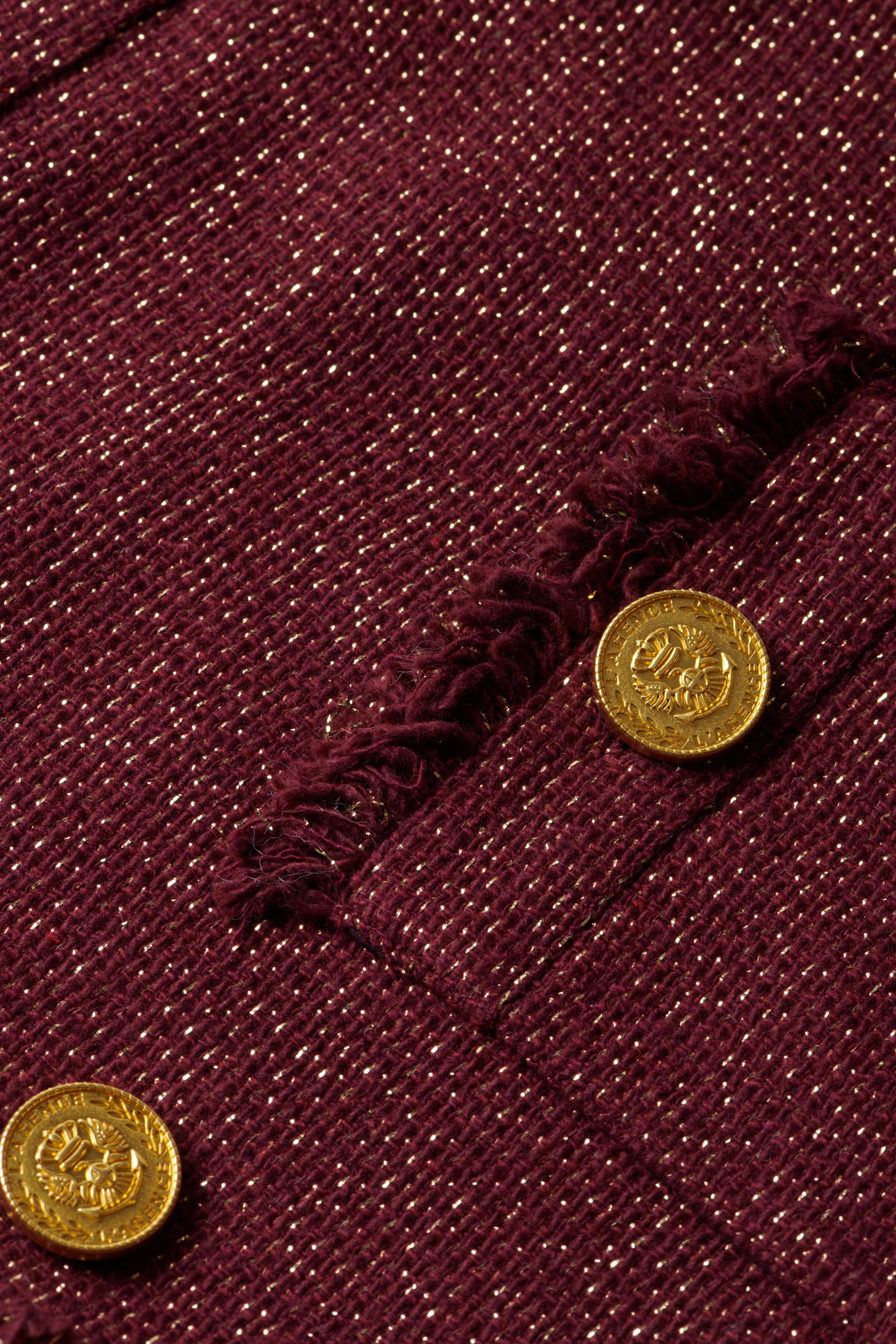 L'AGENCE - Sylvia Tweed Jacket - Image 11