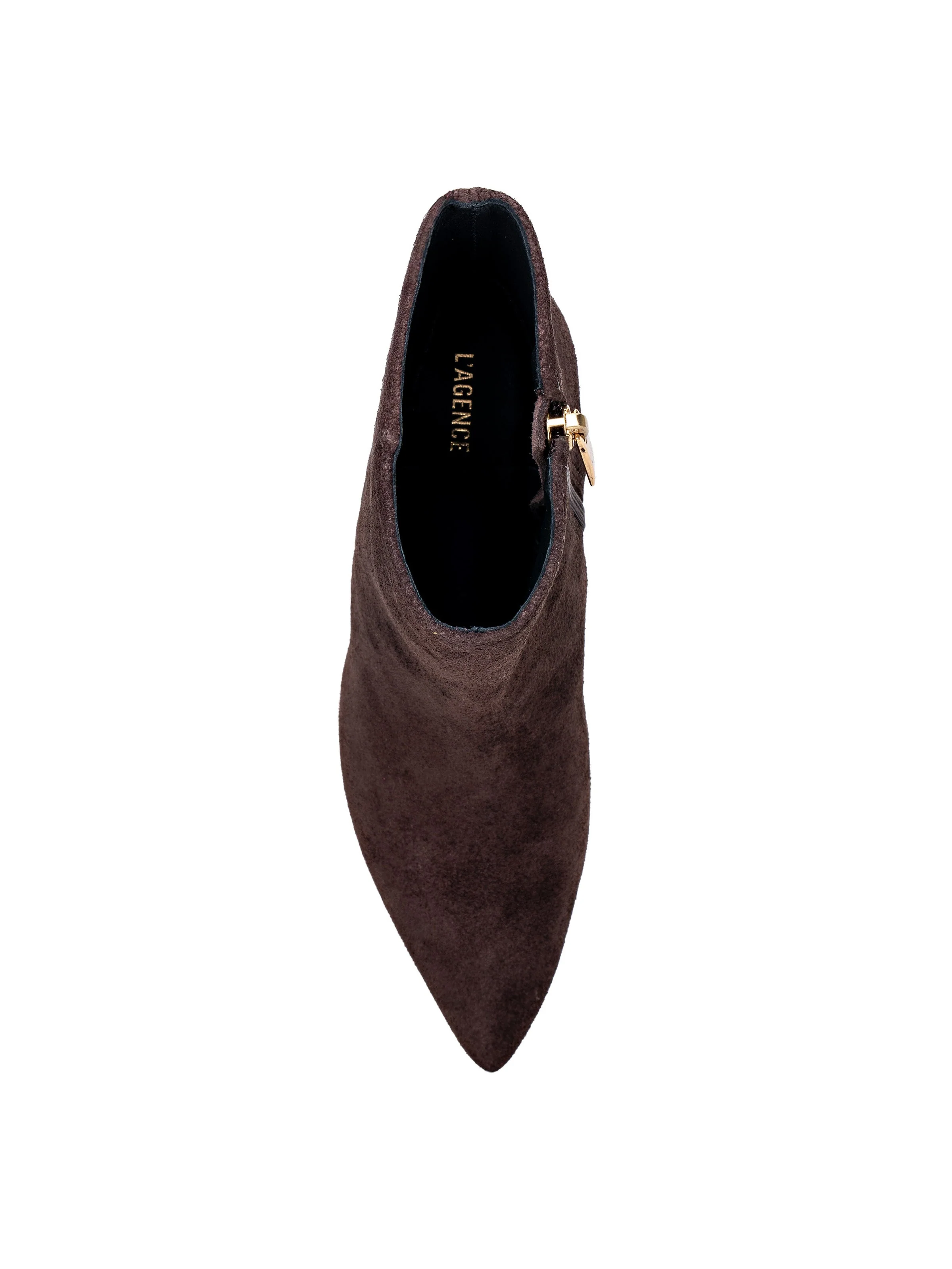 L'AGENCE - Sylvie Suede Bootie - Image 10