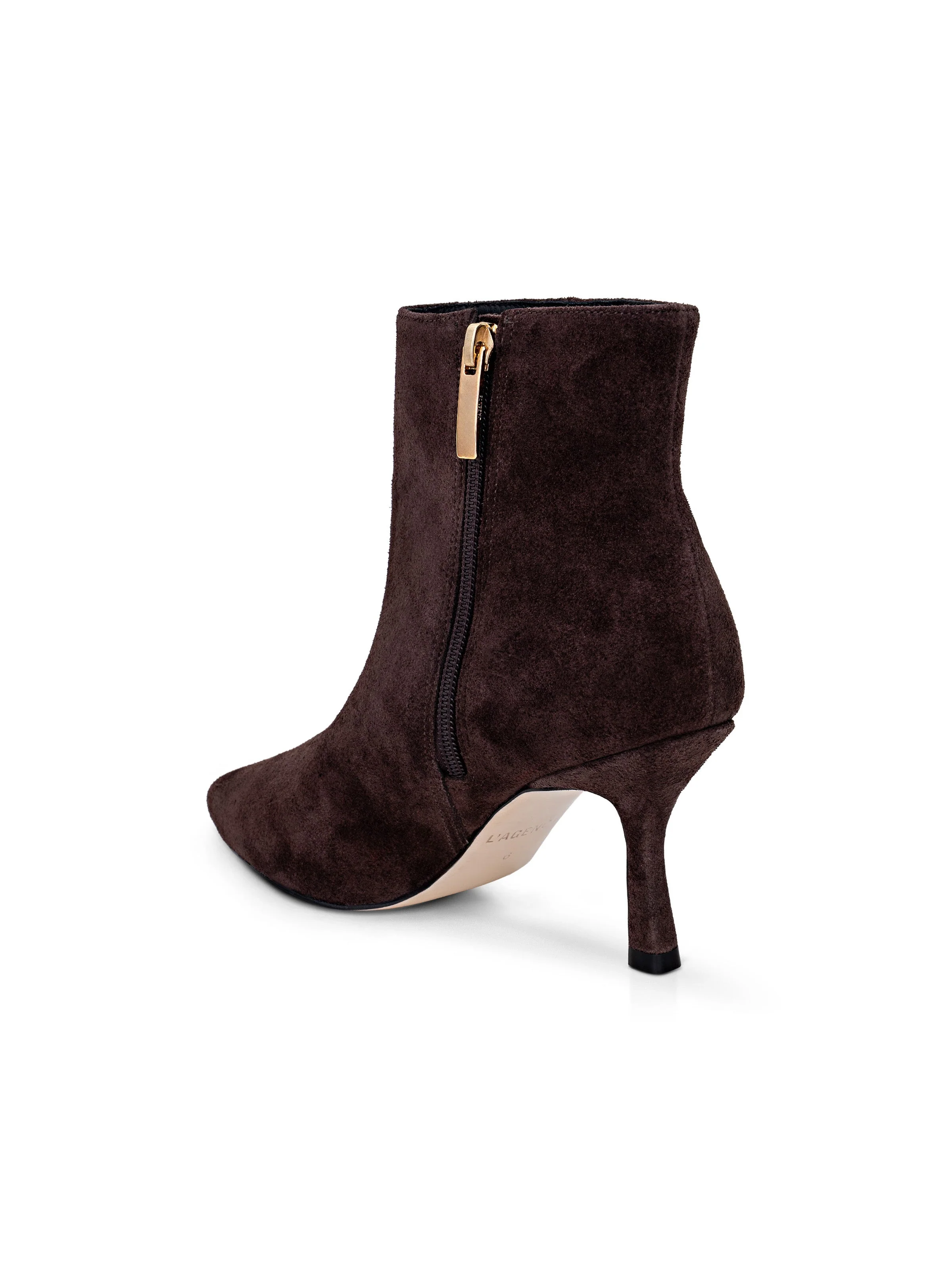 L'AGENCE - Sylvie Suede Bootie - Image 9
