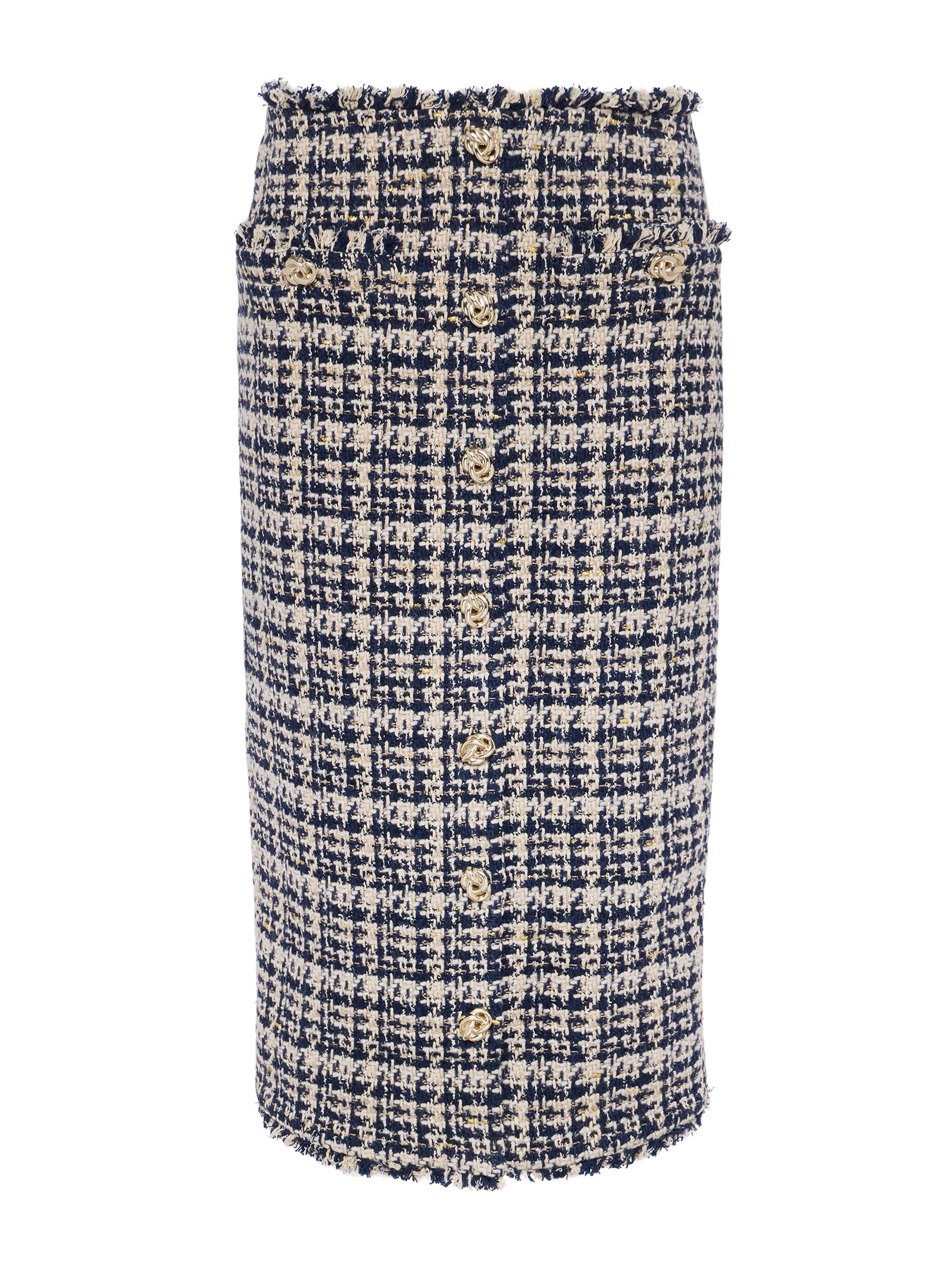 L'AGENCE - Tai Tweed Midi Skirt - Image 6