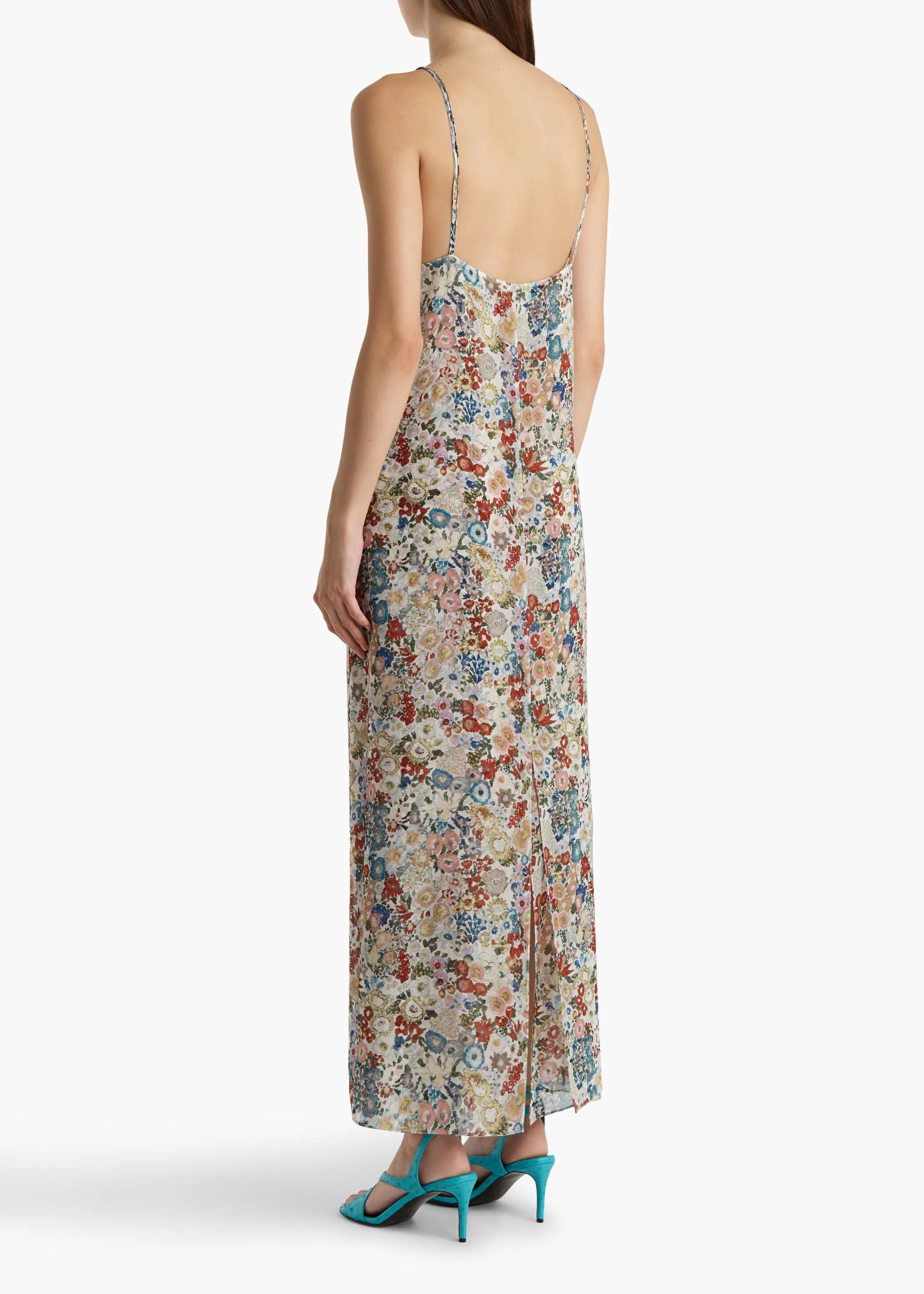 Khaite - Taja Dress in Cream Multi - Image 9