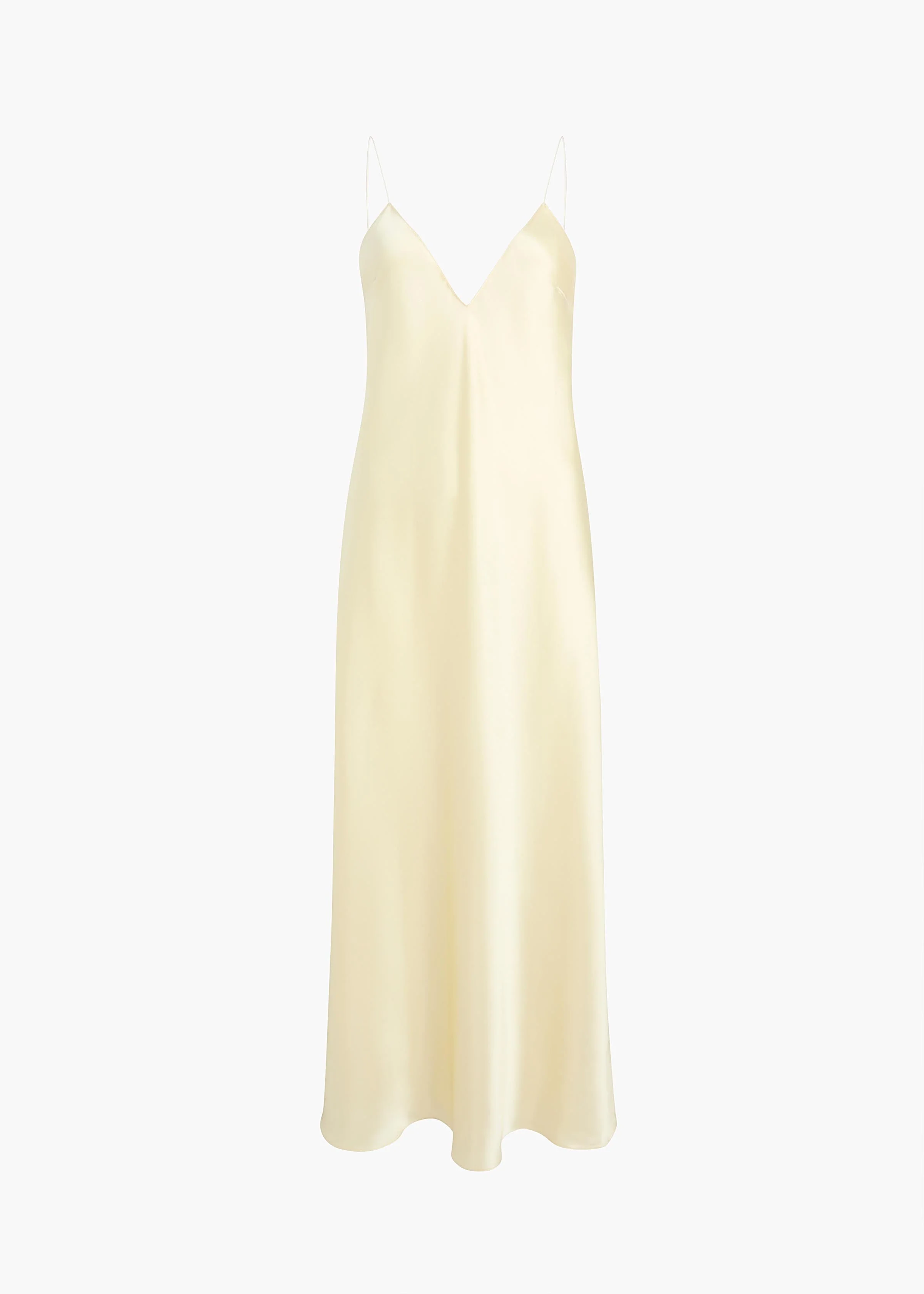 Khaite - Taja Dress in Pale Yellow - Image 8