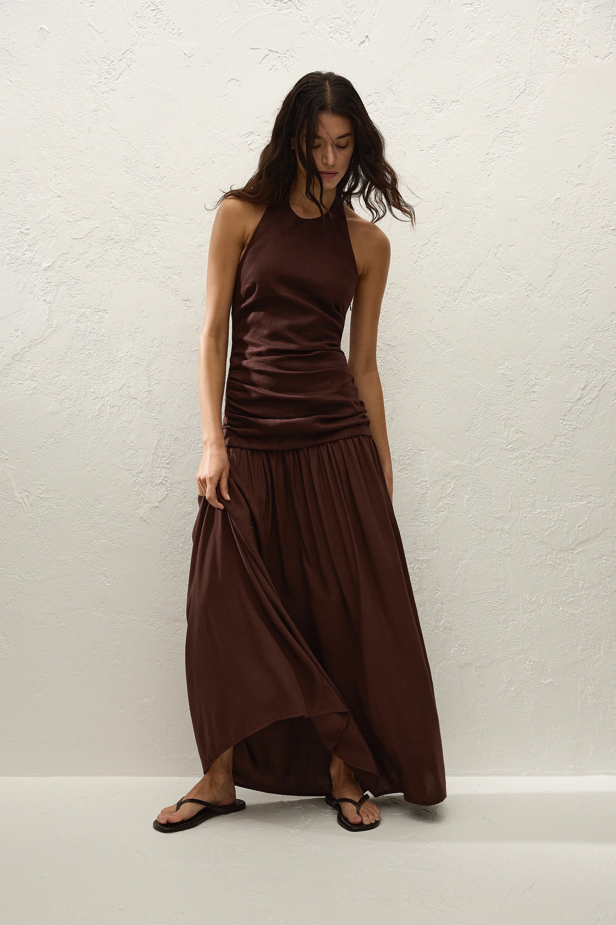 Faithfull - Tali Maxi Dress Carob - Image 5