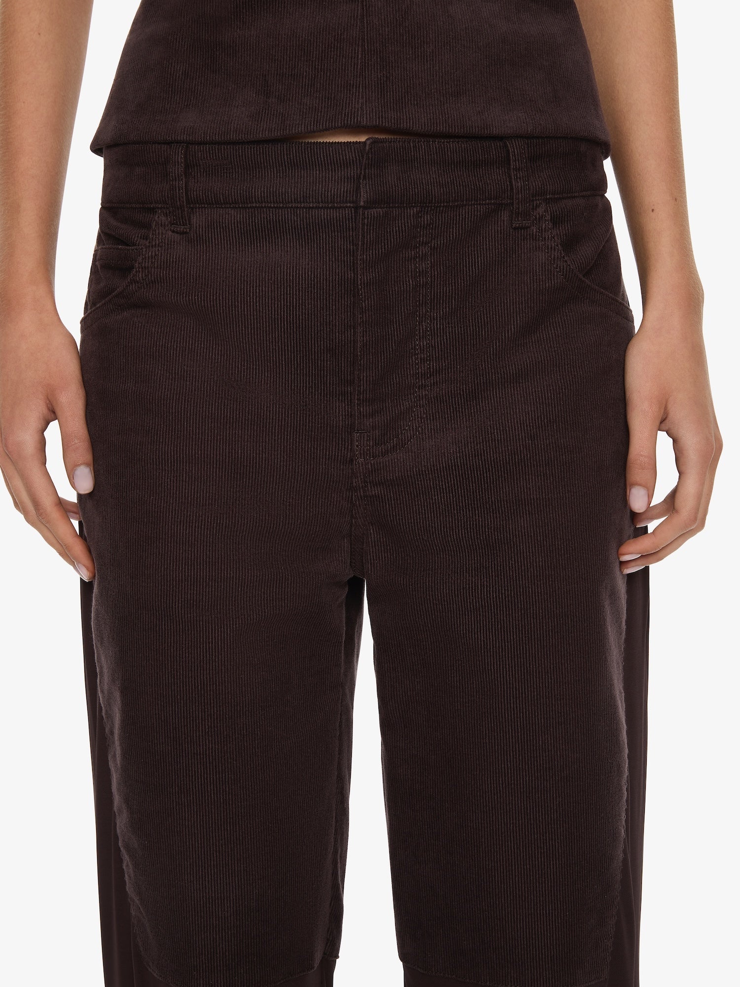 Christopher Esber - Taped Corduroy Jersey Jean - Image 3