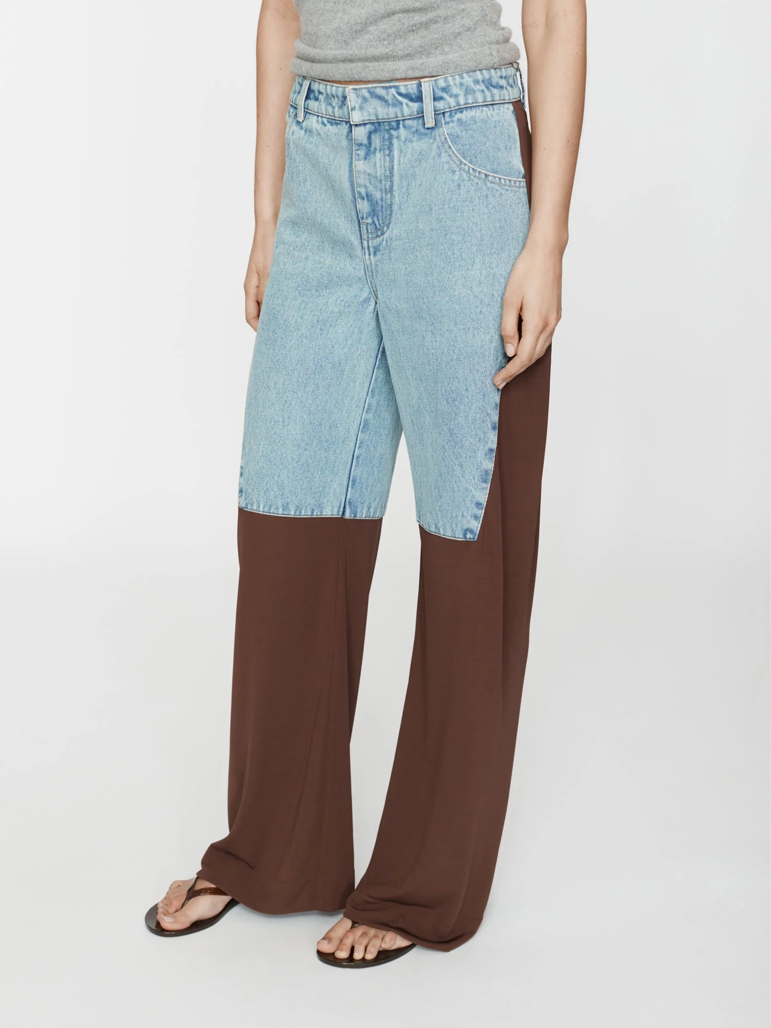 Christopher Esber - Taped Denim Jersey Jean - Image 3