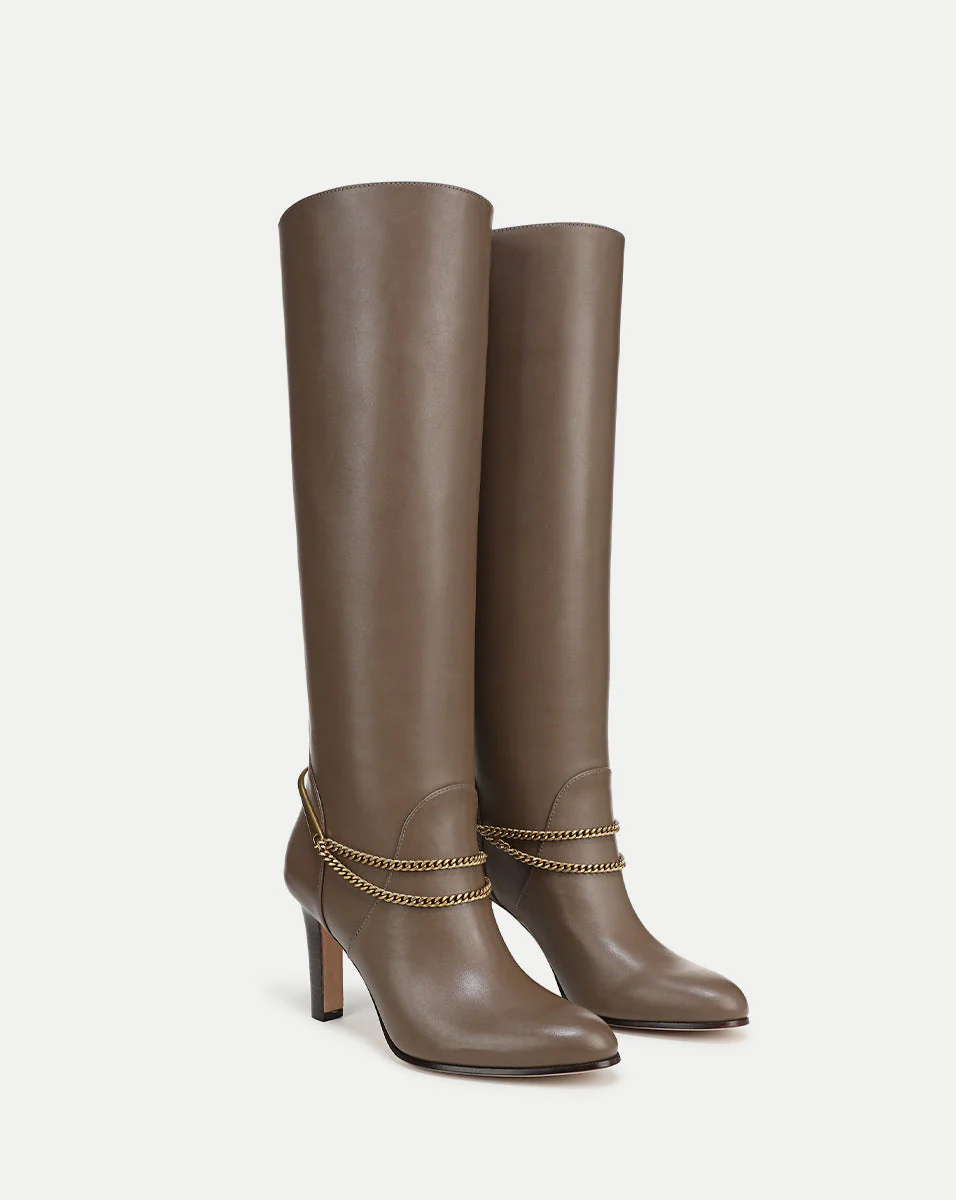 Veronica Beard - Tarian Tall Chain Boot - Image 3