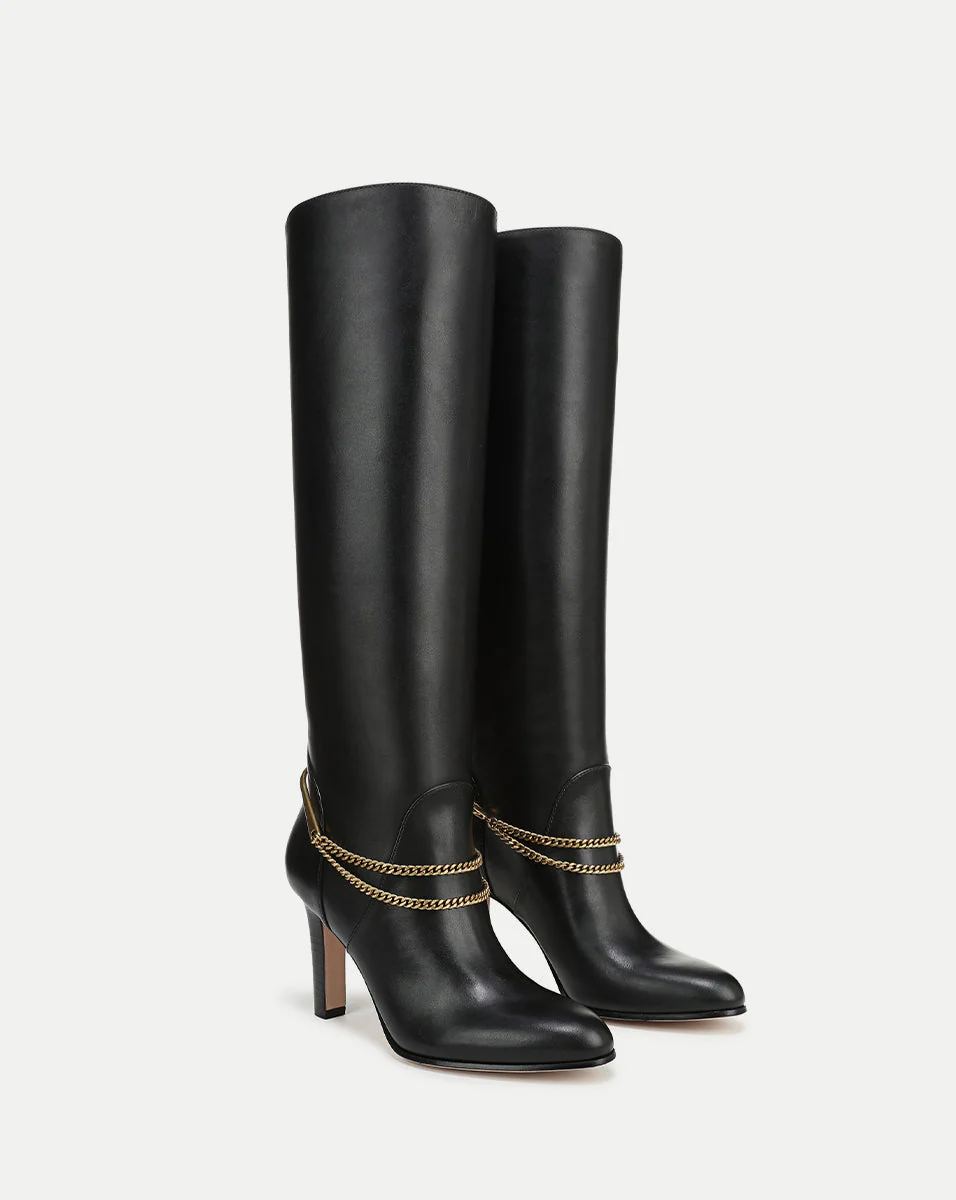 Veronica Beard - Tarian Tall Chain Boot - Image 2