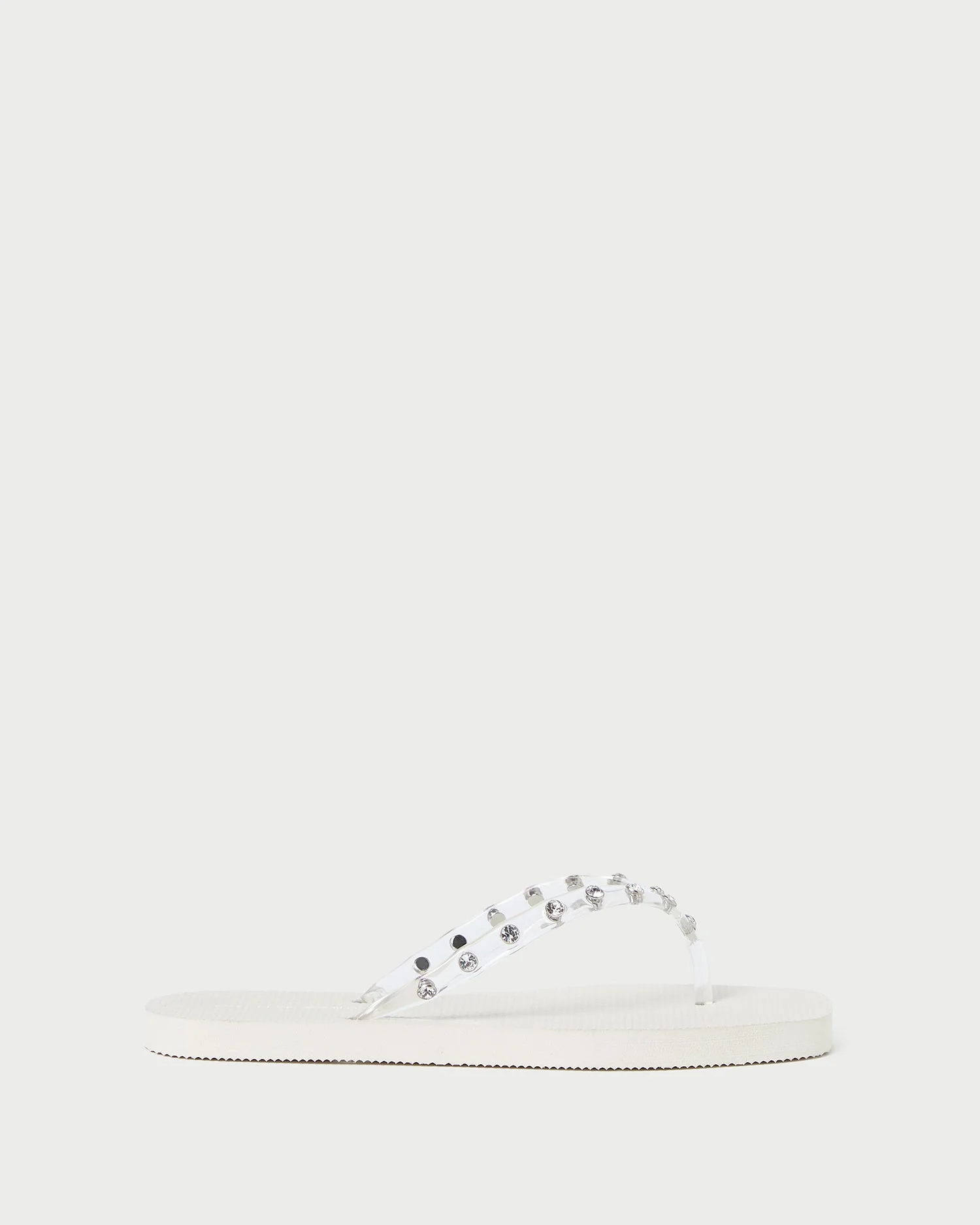 Loeffler Randall - Taryn Cream Jelly Flip Flop - Image 3
