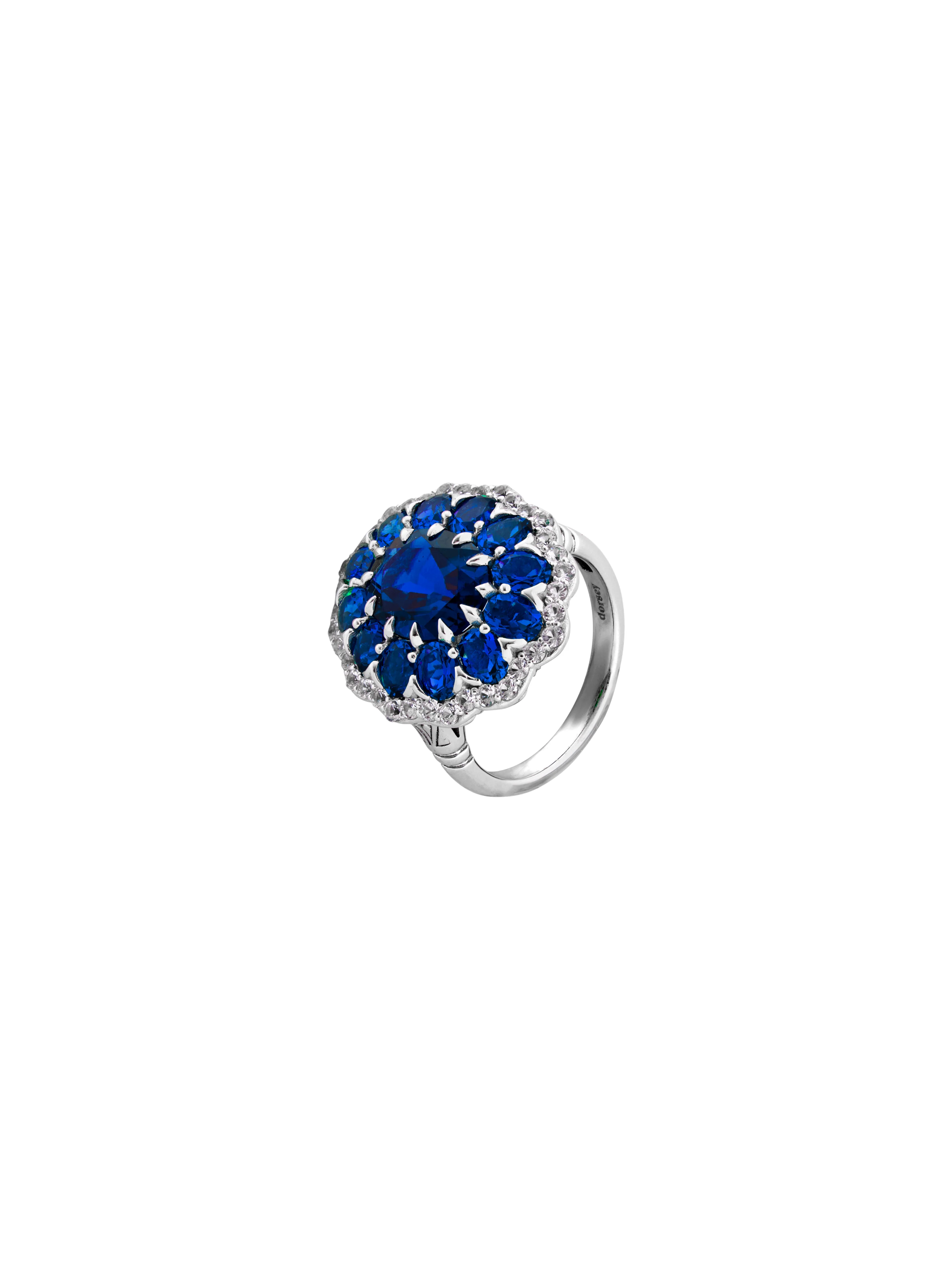 Dorsey - TATE LAB BLUE SAPPHIRE RING, SILVER - Image 2