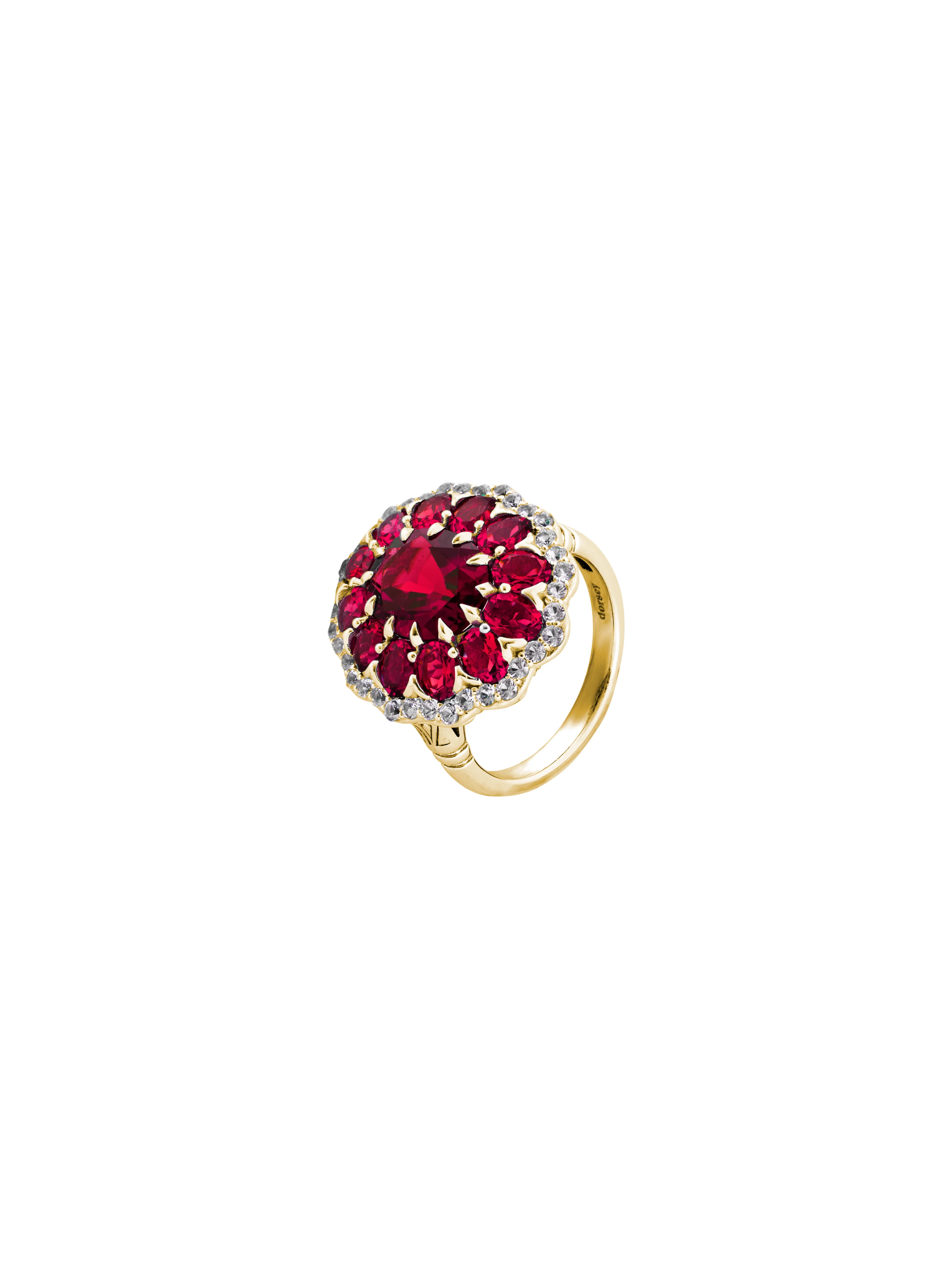 Dorsey - TATE LAB RED SAPPHIRE RING, GOLD - Image 2