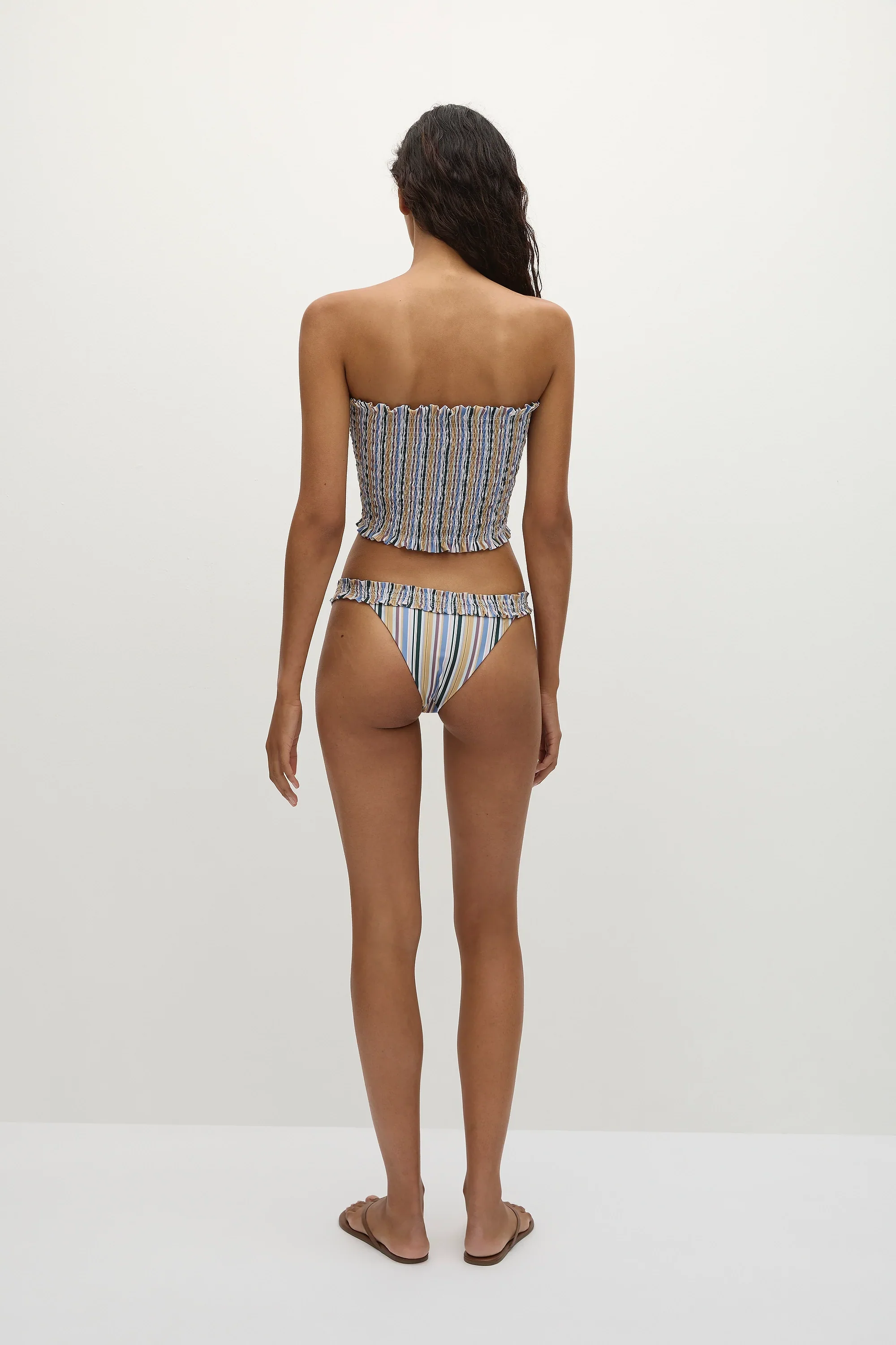 Faithfull - Tavira Bikini Bottom Sifnos Stripe - Final Sale - Image 4