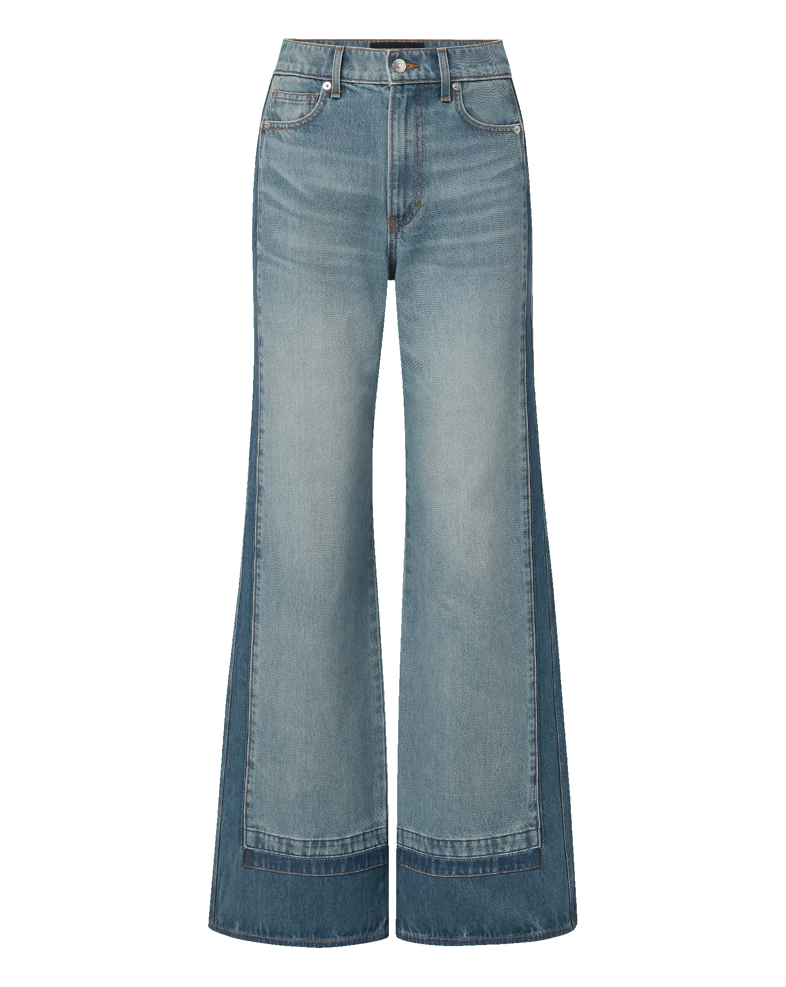 Veronica Beard - Taylor Color - Block Wide - Leg Jean - Image 6