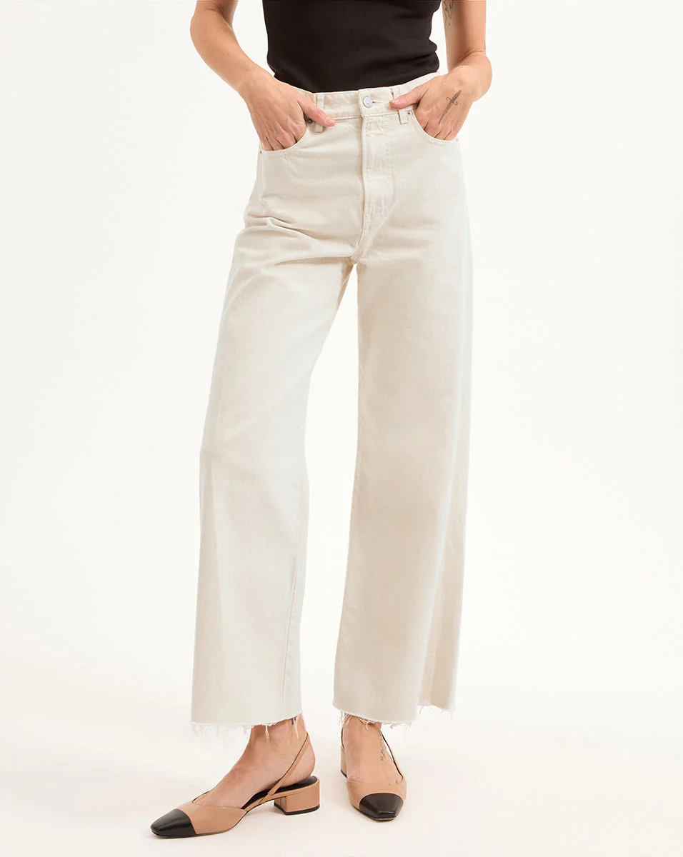 Veronica Beard - Taylor Cropped Wide - Leg Jean - Image 2
