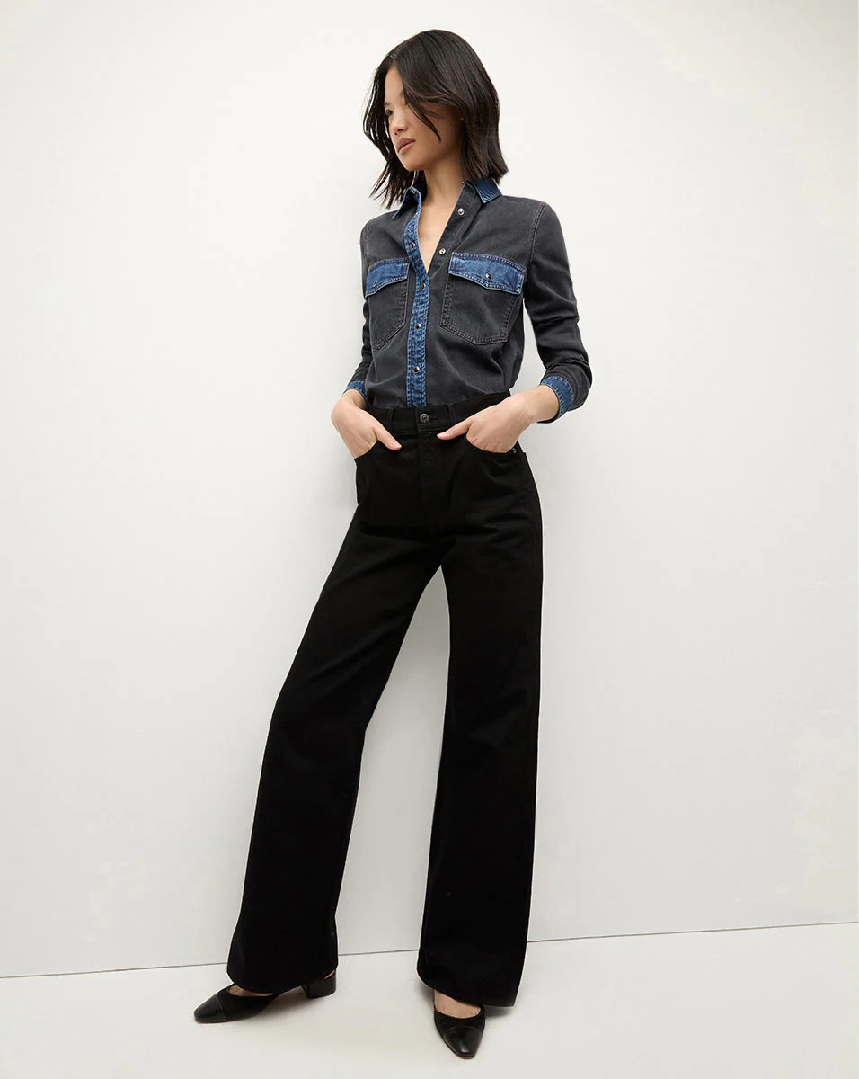 Veronica Beard - Taylor Wide - Leg Jean - Image 3