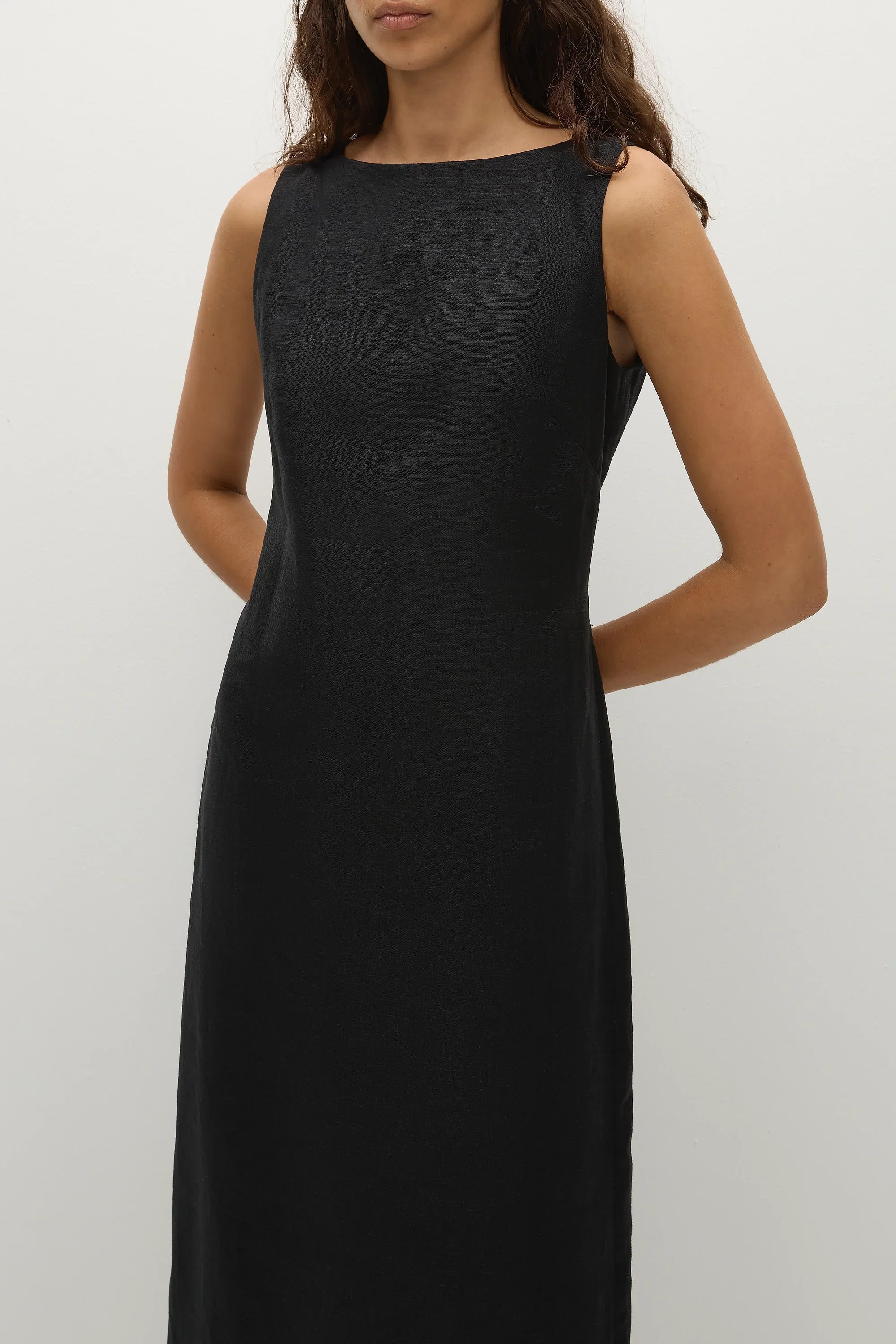 Faithfull - Taylor Midi Dress Black - Image 2