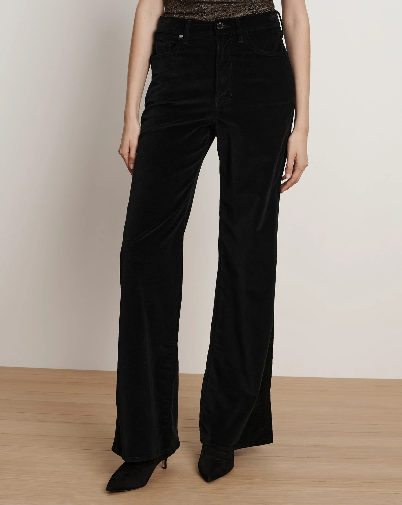 Veronica Beard - Taylor Velvet Wide - Leg Pant - Image 2