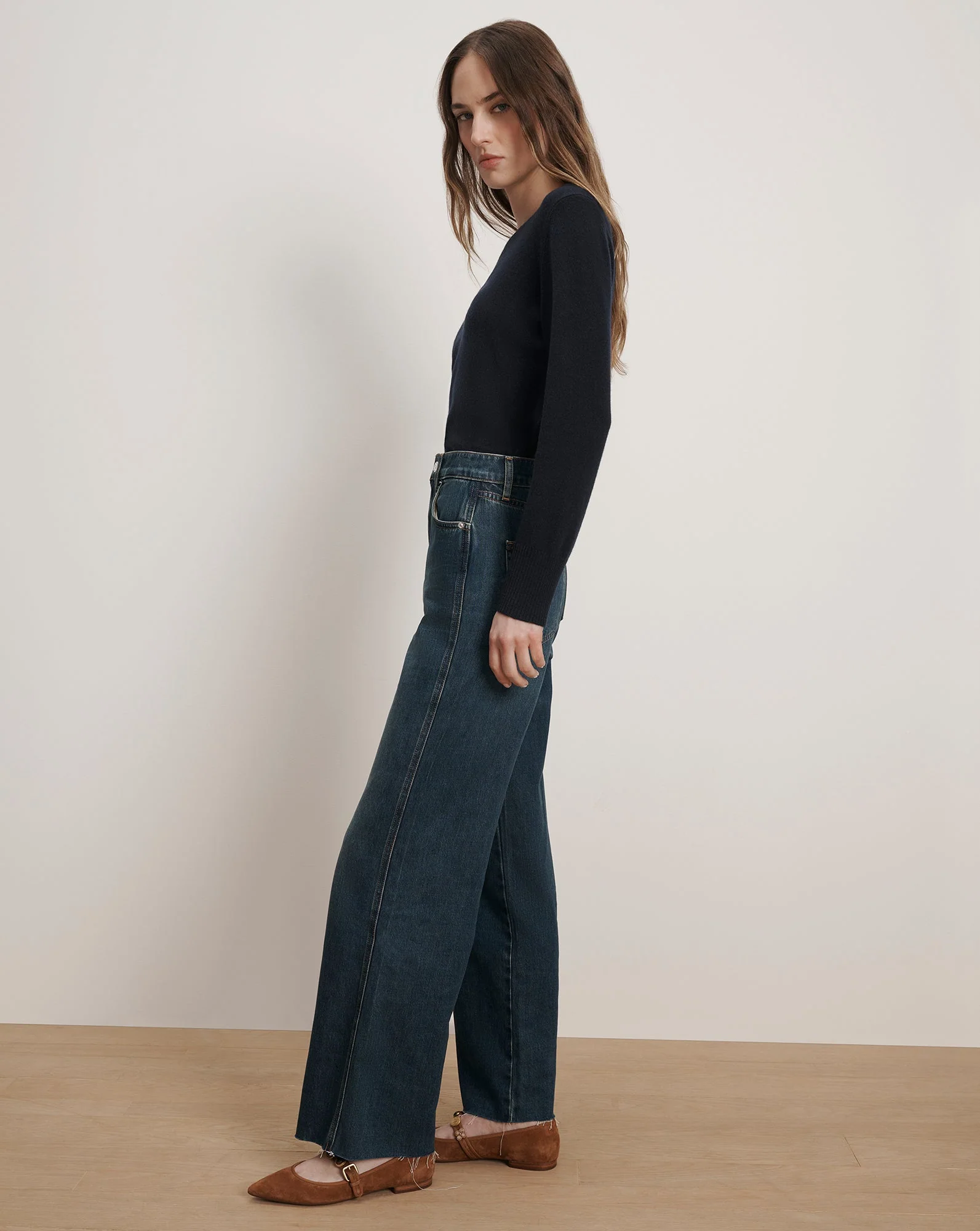 Veronica Beard - Taylor Wide - Leg Jean - Image 3
