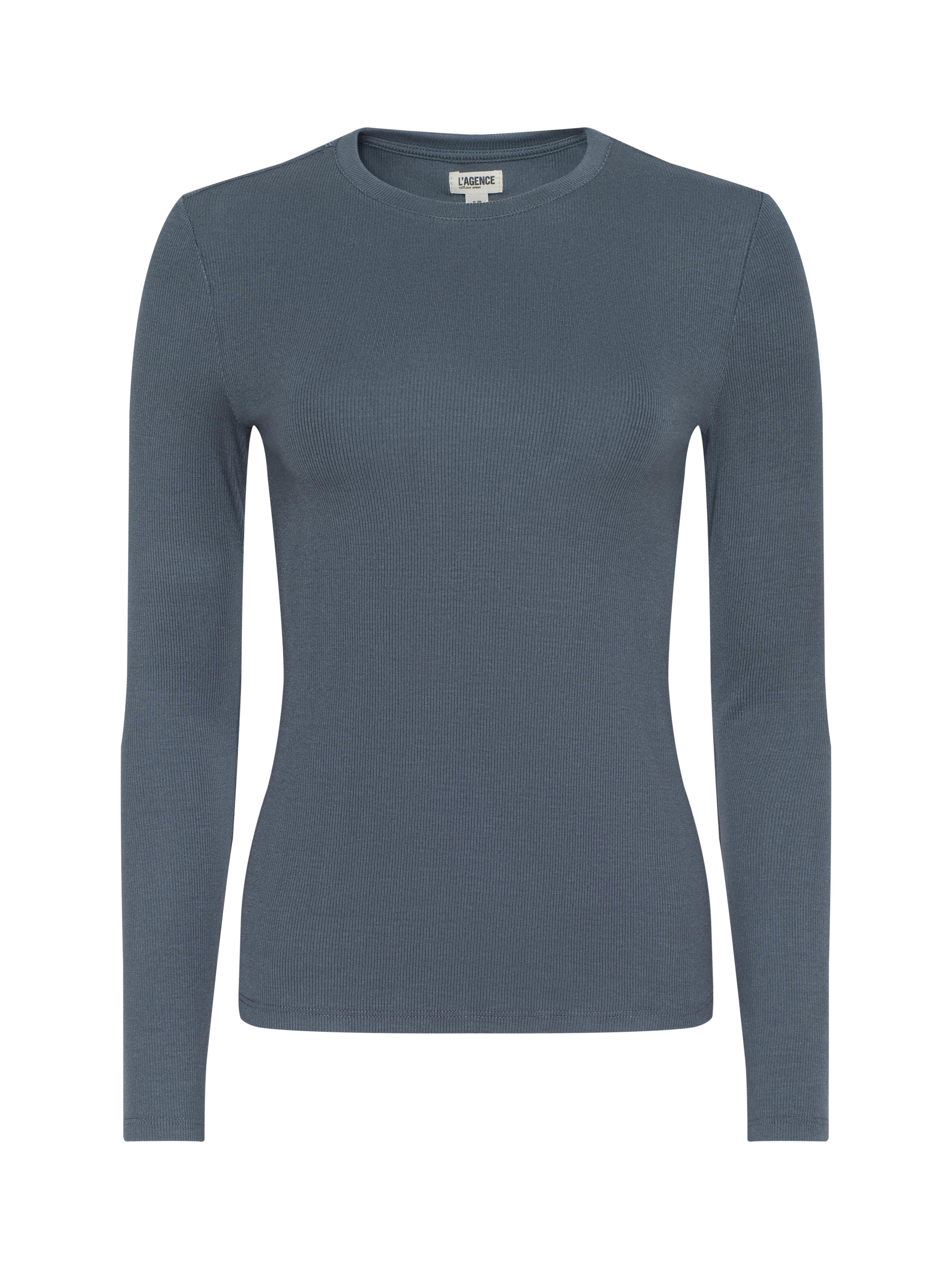 L'AGENCE - Tess Long - Sleeve Tee - Image 6