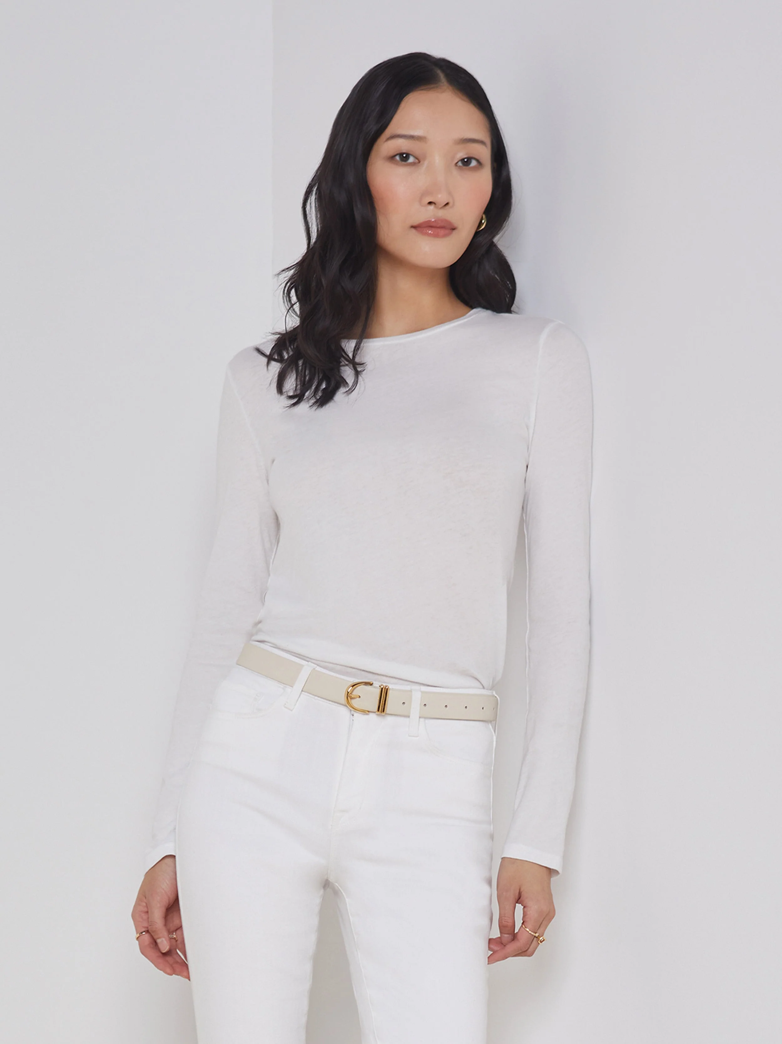 L'AGENCE - Tess Long Sleeve Tee