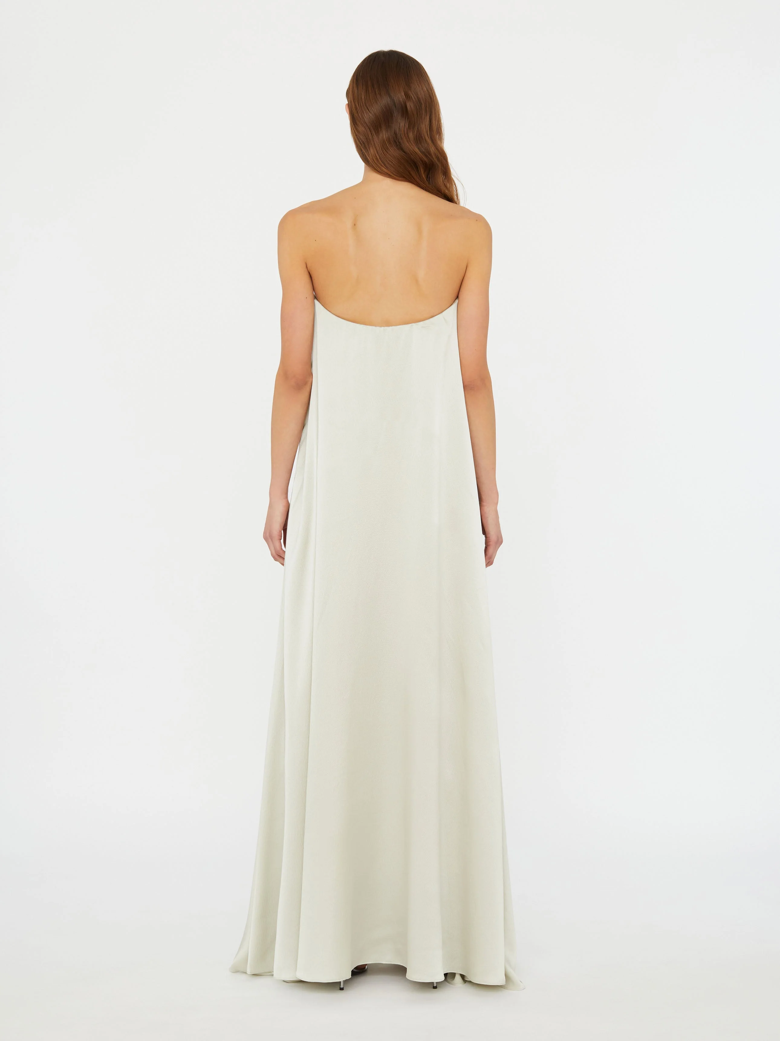 Christopher Esber - Textured Silk Salacia Strapless Gown - Image 4