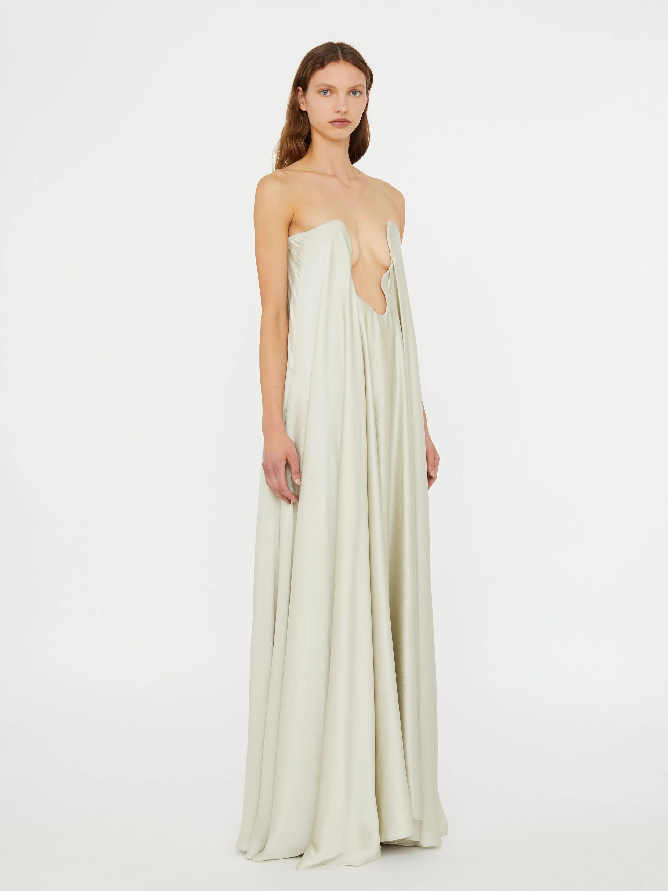 Christopher Esber - Textured Silk Salacia Strapless Gown - Image 5
