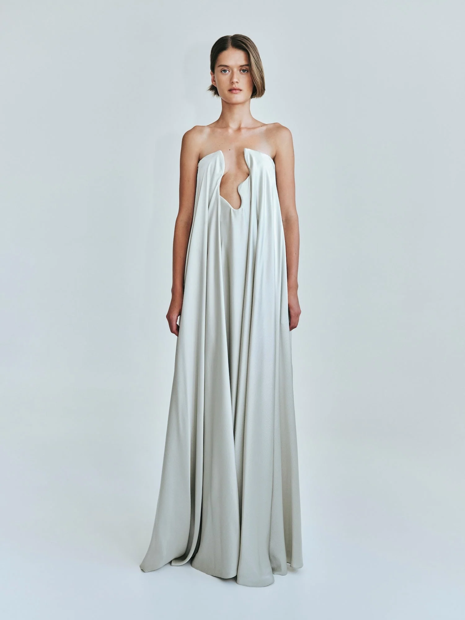 Christopher Esber - Textured Silk Salacia Strapless Gown - Image 6