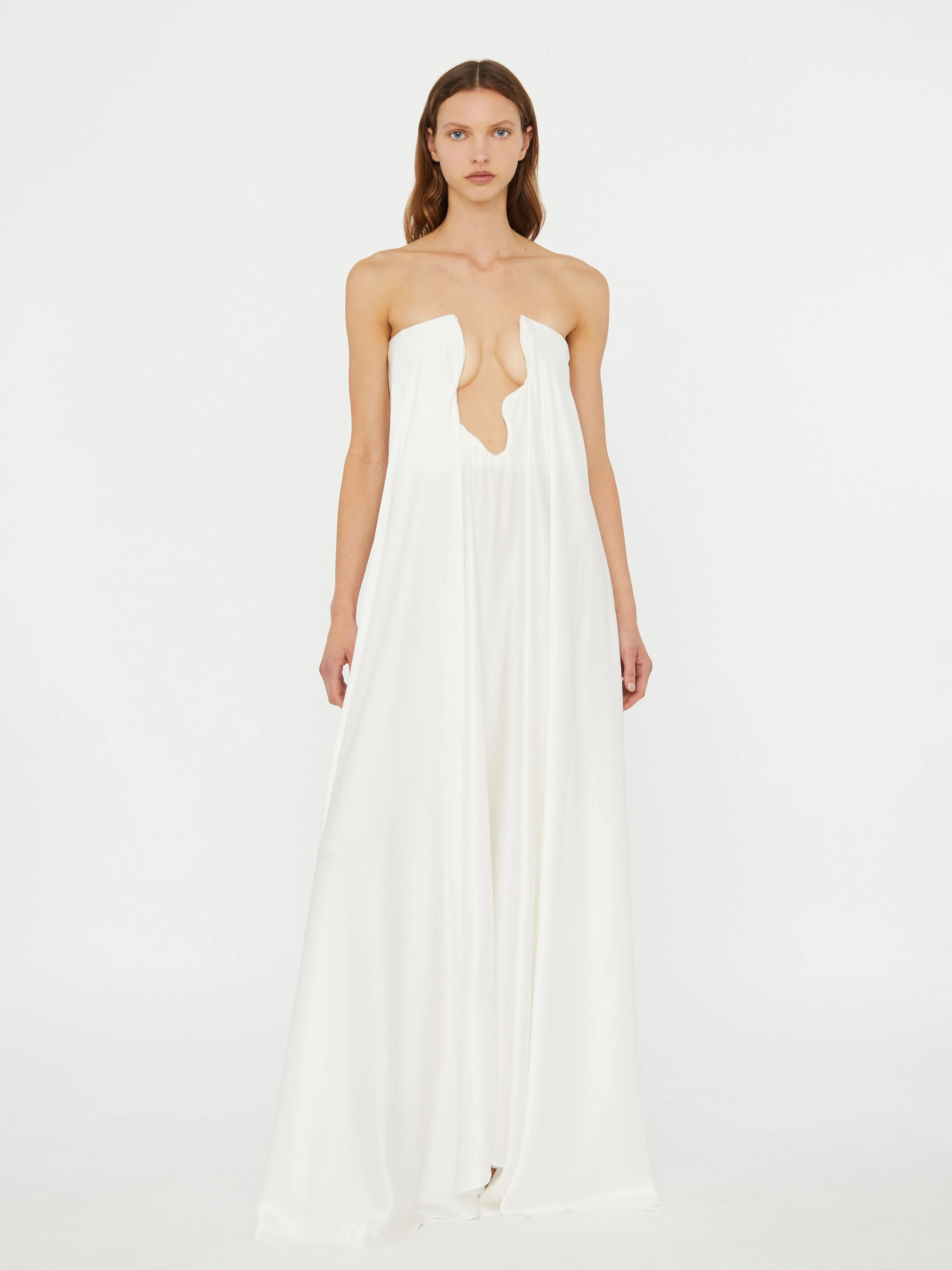 Christopher Esber - Textured Silk Salacia Strapless Gown - Image 4