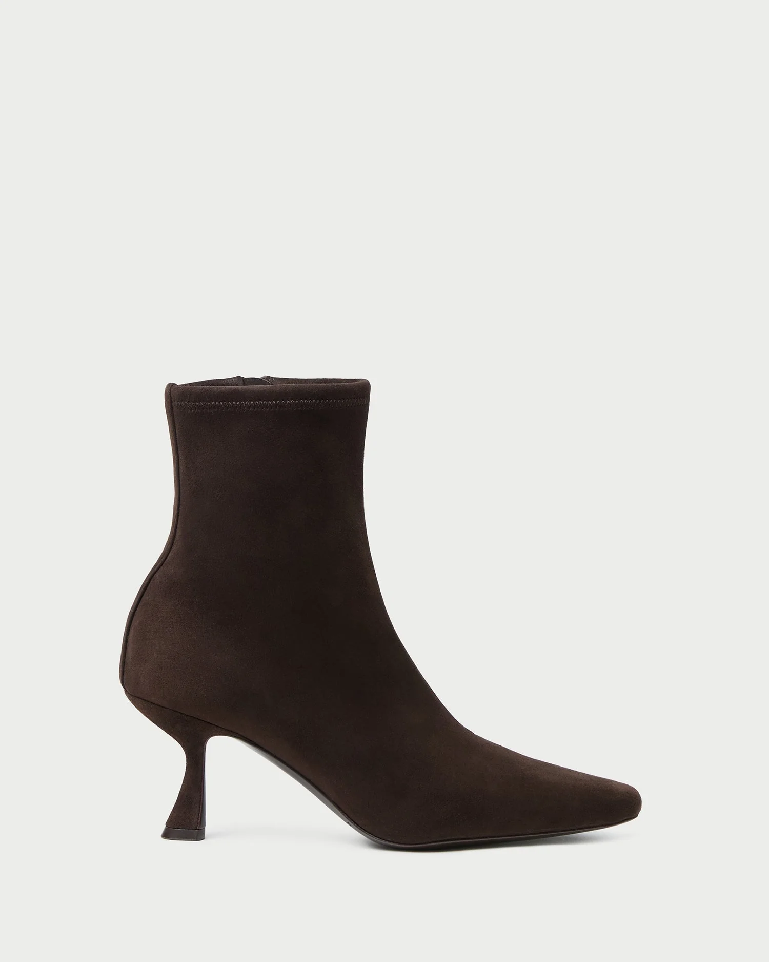 Loeffler Randall - Thandy Brown Suede Curved Heel Bootie